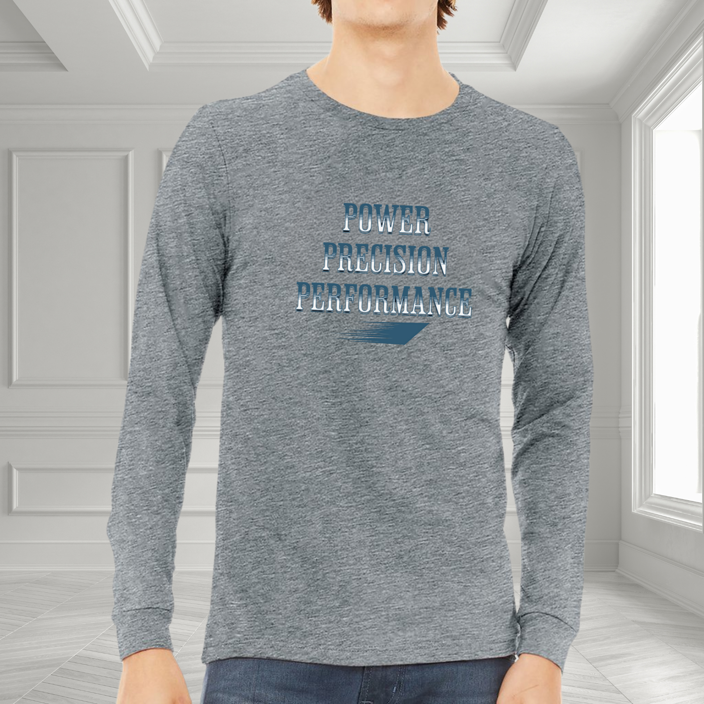 Power, Precision, Performance Long Sleeve Tee