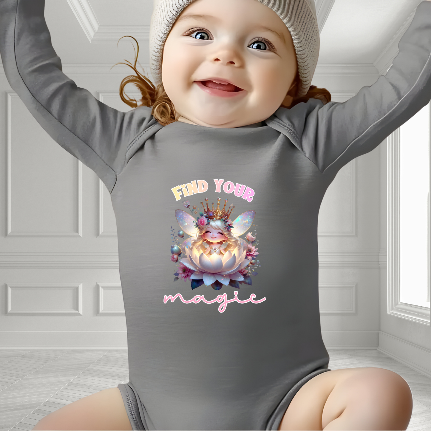 Find Your Magic Infant Long Sleeve Onesie