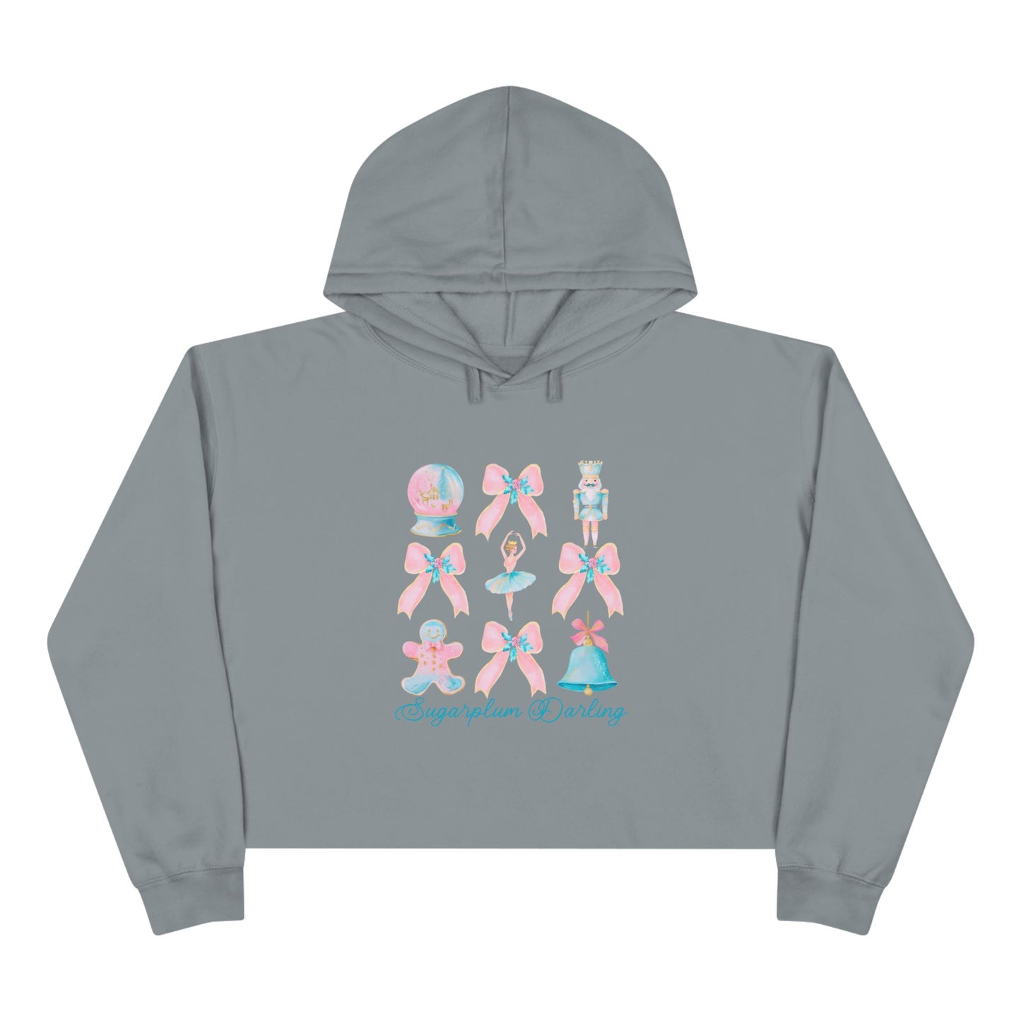 Sugarplum Darling Crop Hoodie