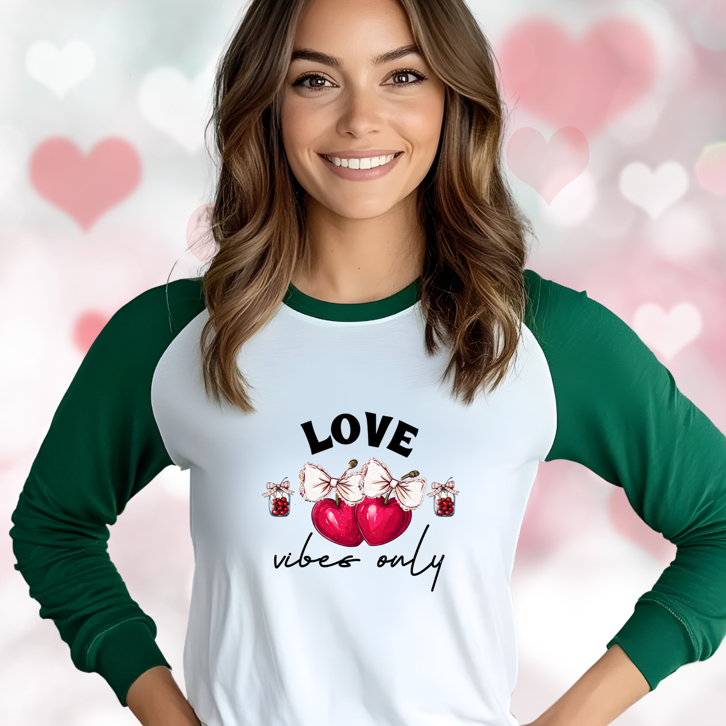 Love Vibes Only Baseball Tee