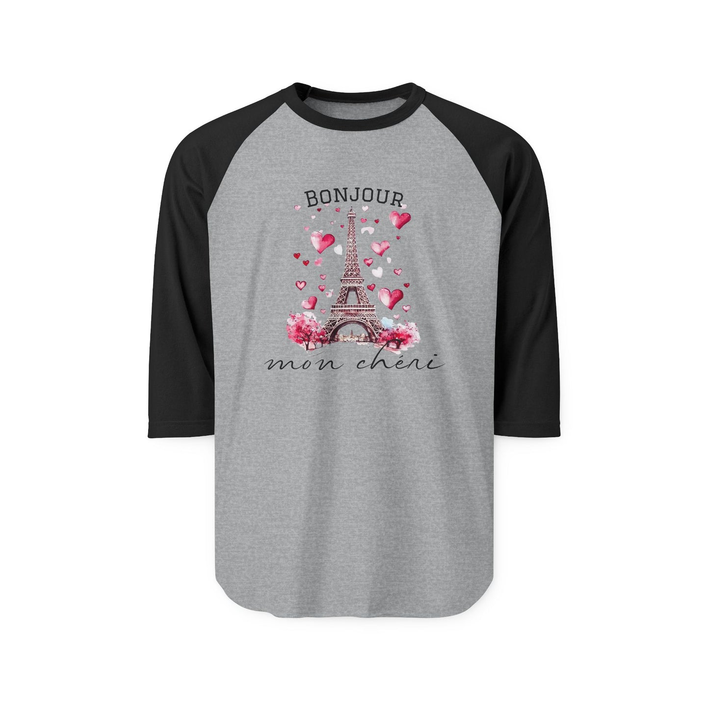 Bonjour Mon Chéri Baseball Tee