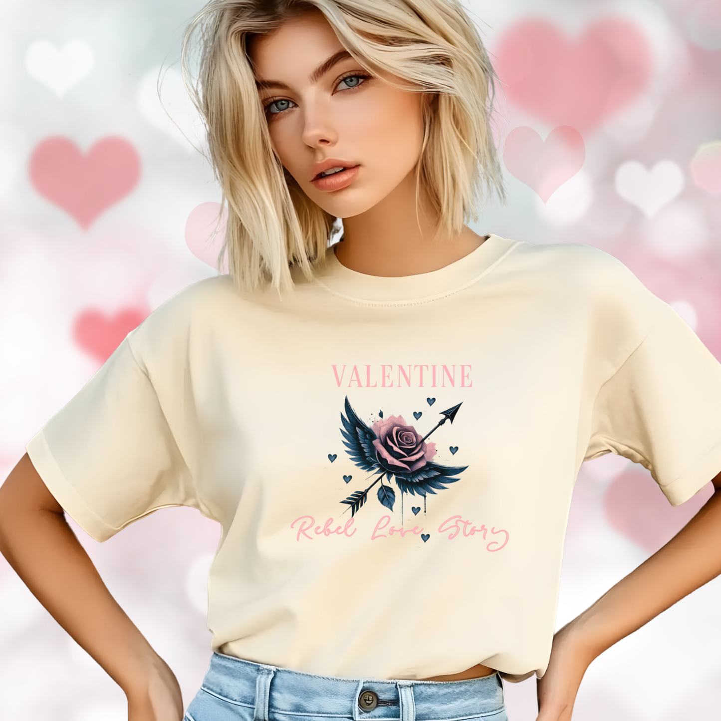 Valentine Rebel Love T-Shirt