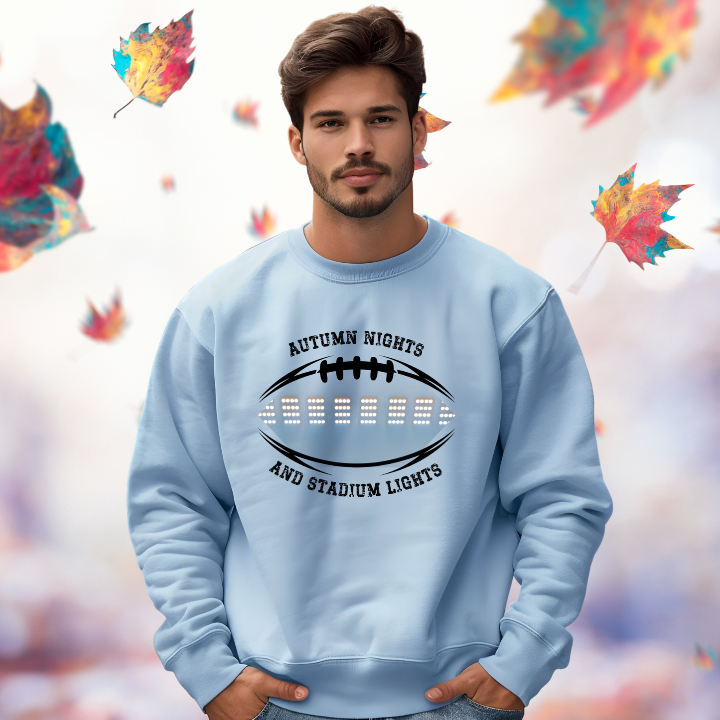 Autumn Nights & Stadium Lights Crewneck Sweatshirt