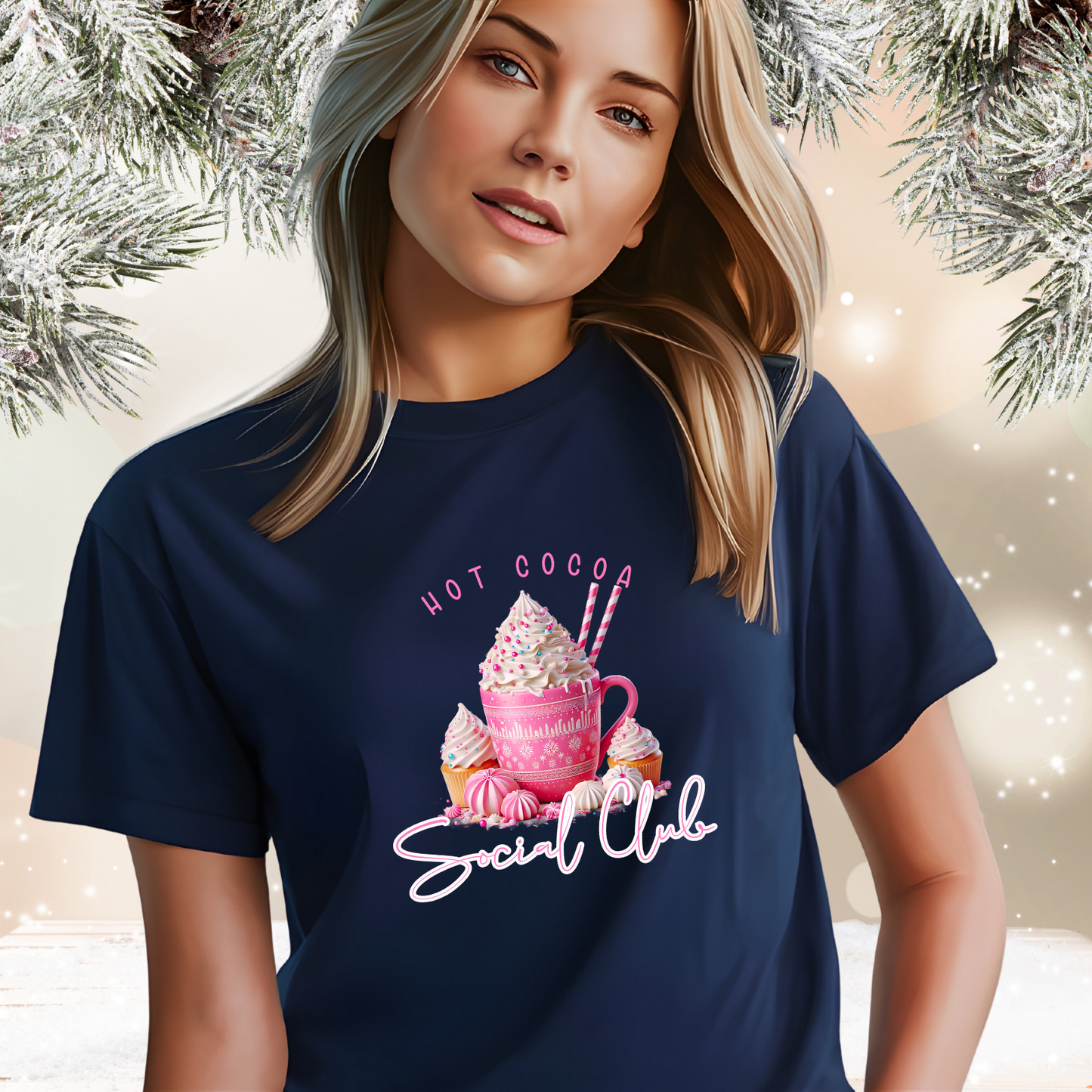 Hot Cocoa Social Club T‑Shirt
