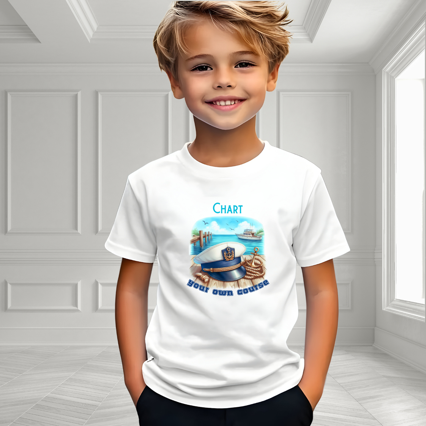 Chart Your Own Course Kid's T-Shirt
