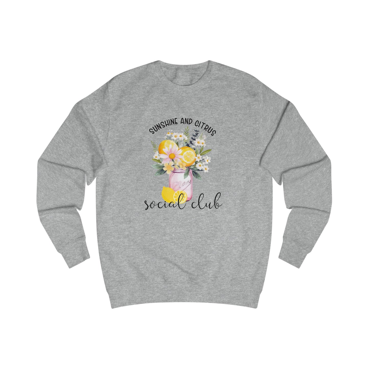Sunshine And Citrus Social Club Crewneck Sweatshirt