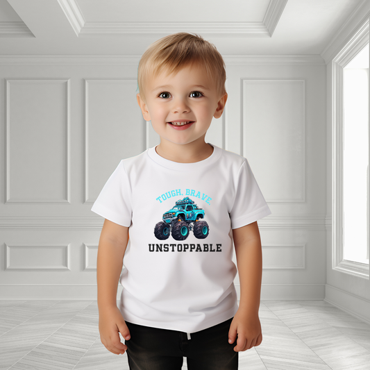 Tough, Brave, Unstoppable Toddler T-Shirt