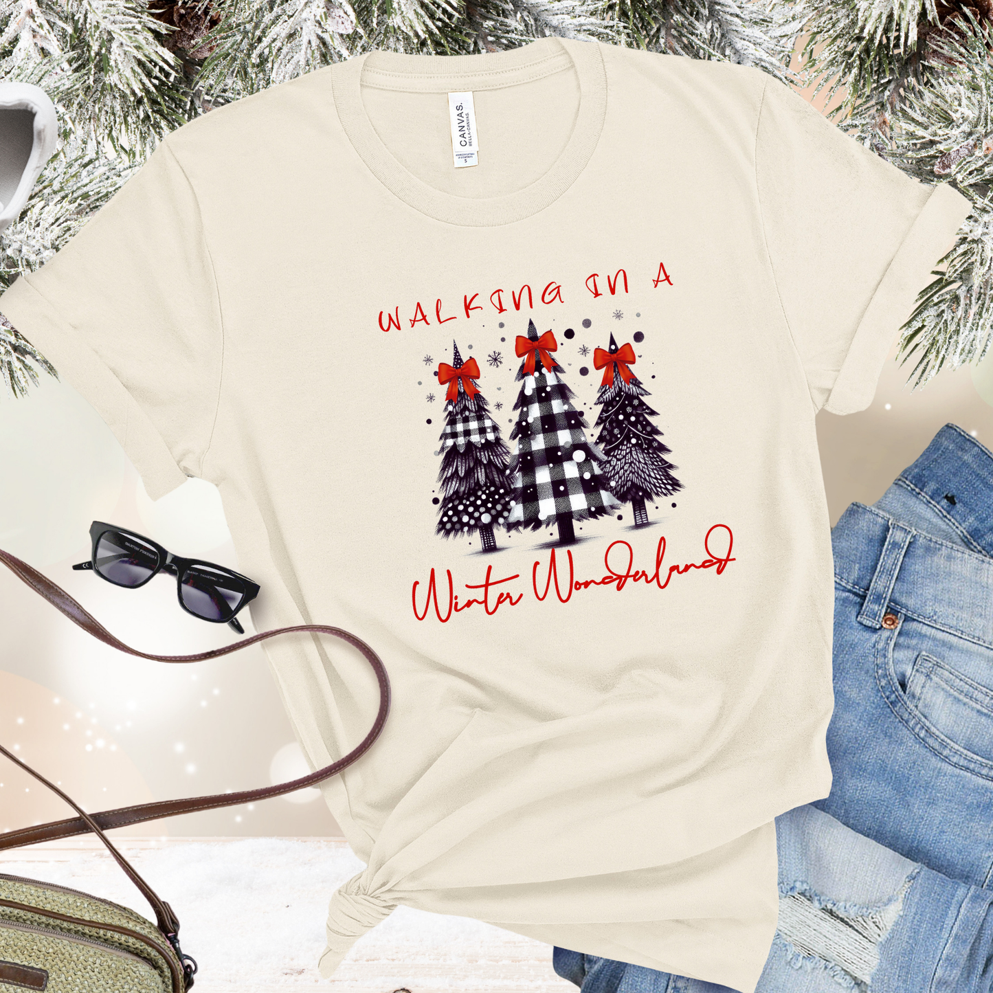 Walking In A Winter Wonderland T‑Shirt