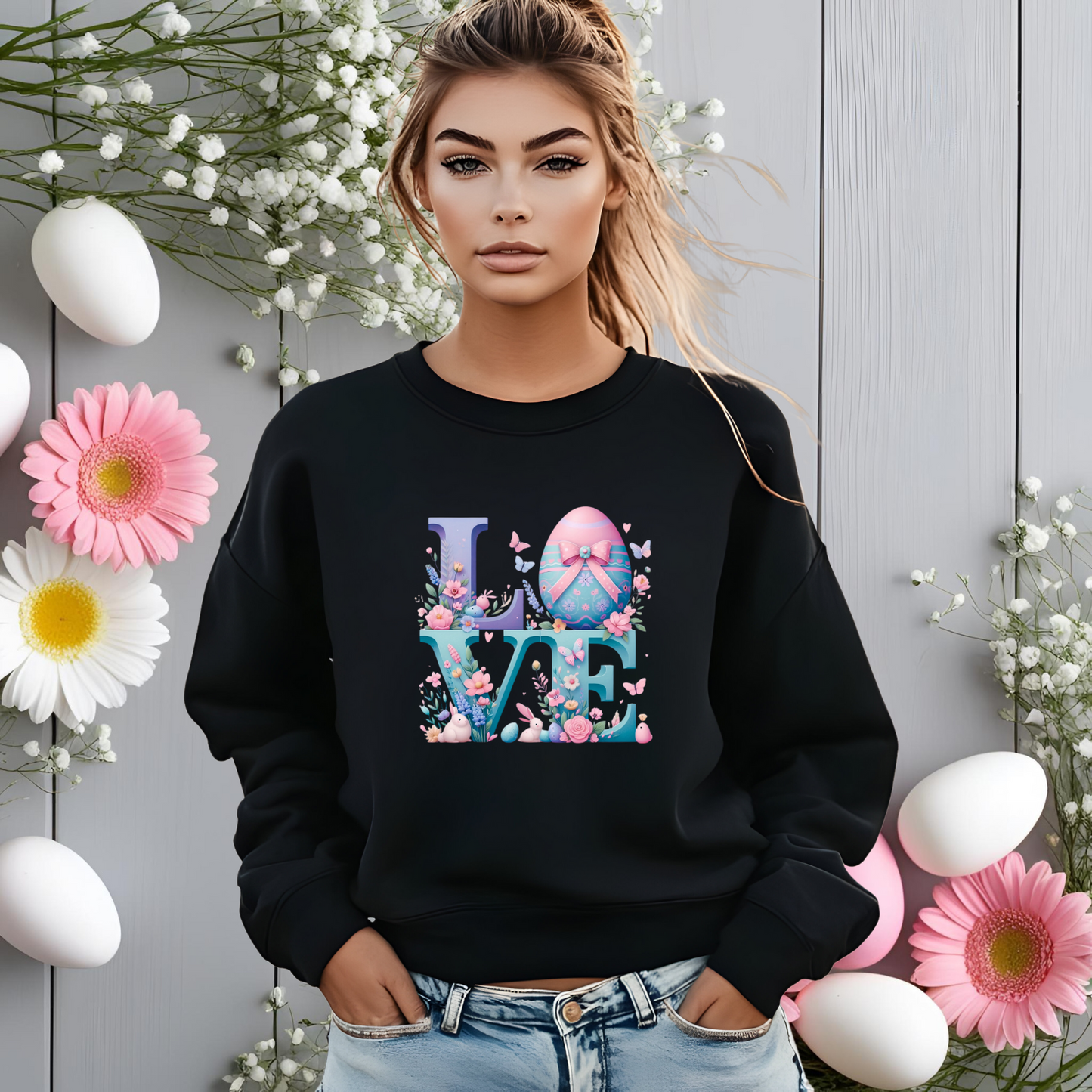 Easter Love Crewneck Sweatshirt