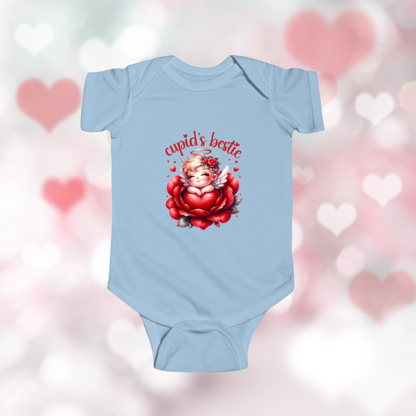 Cupid’s Bestie Infant Short Sleeve Onesie