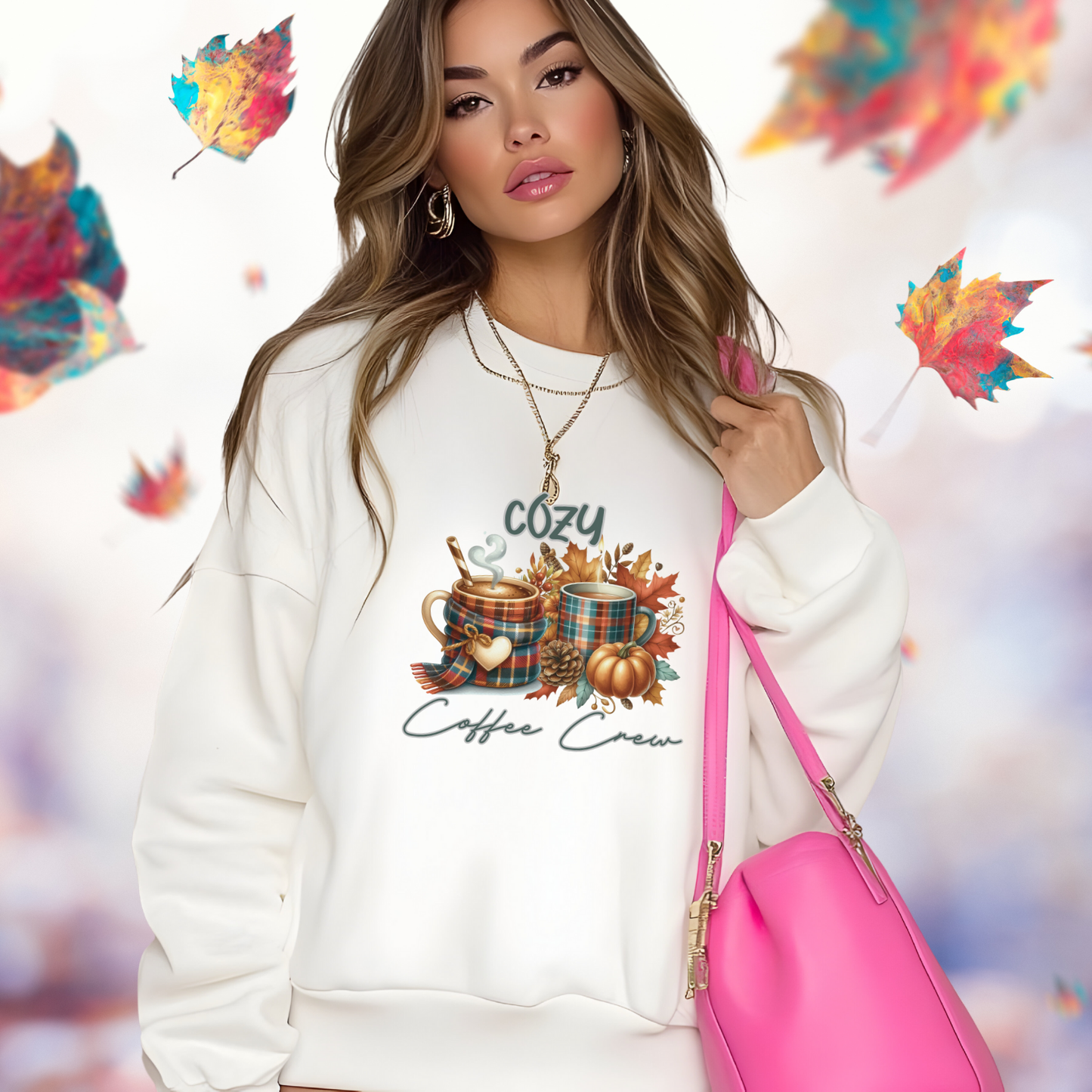 Cozy Coffee Crew Crewneck Sweatshirt