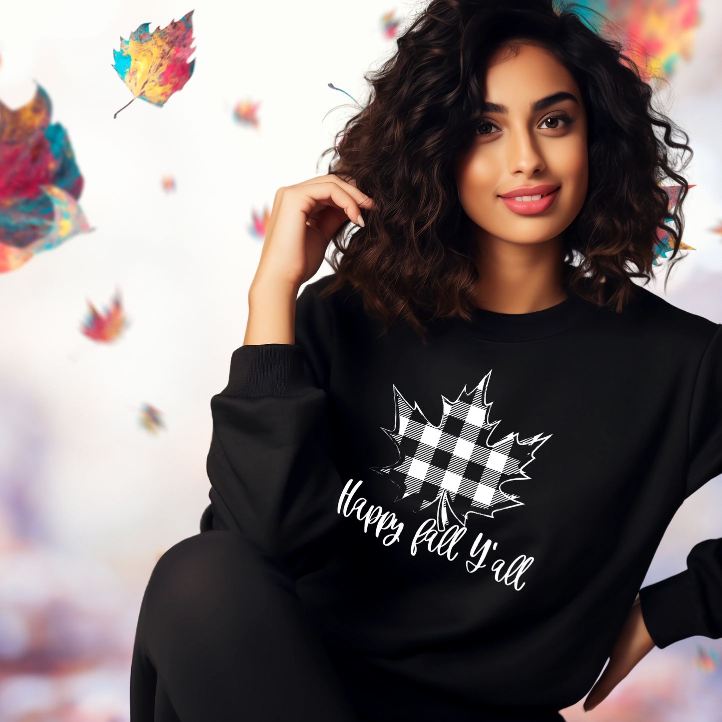 Happy Fall Y’all Crewneck Sweatshirt