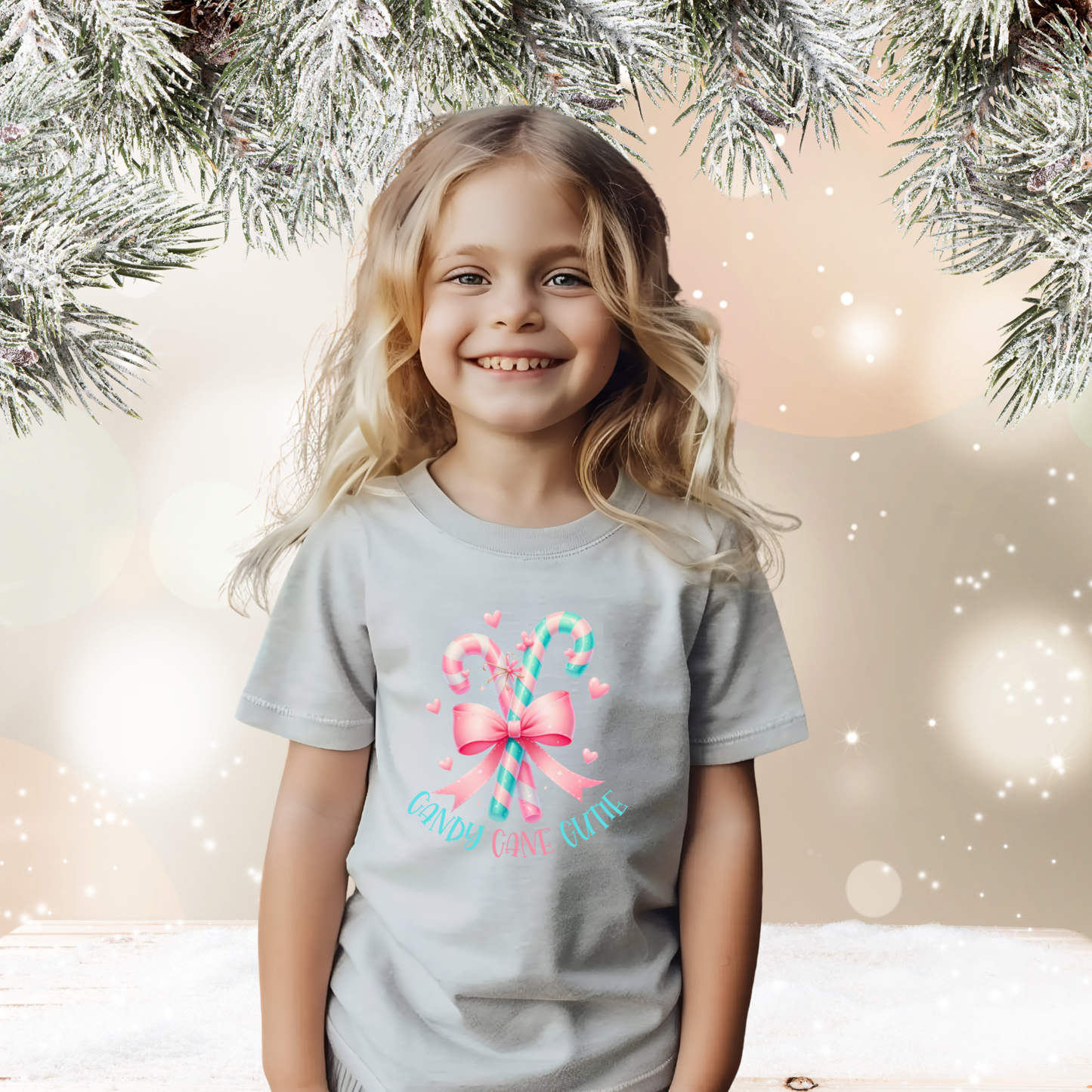 Candy Cane Cutie Kid’s T-Shirt
