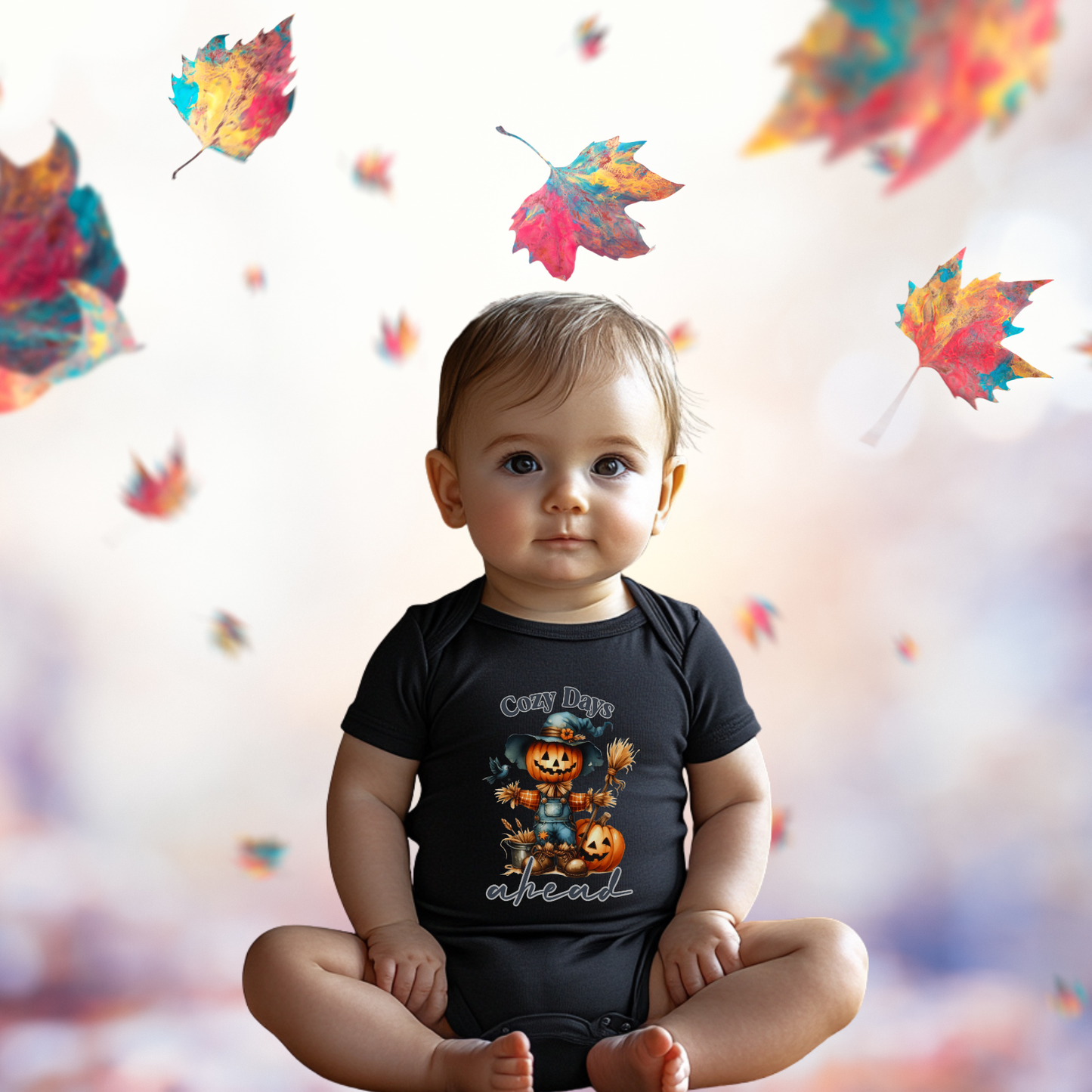 Cozy Days Ahead Infant Short Sleeve Onesie