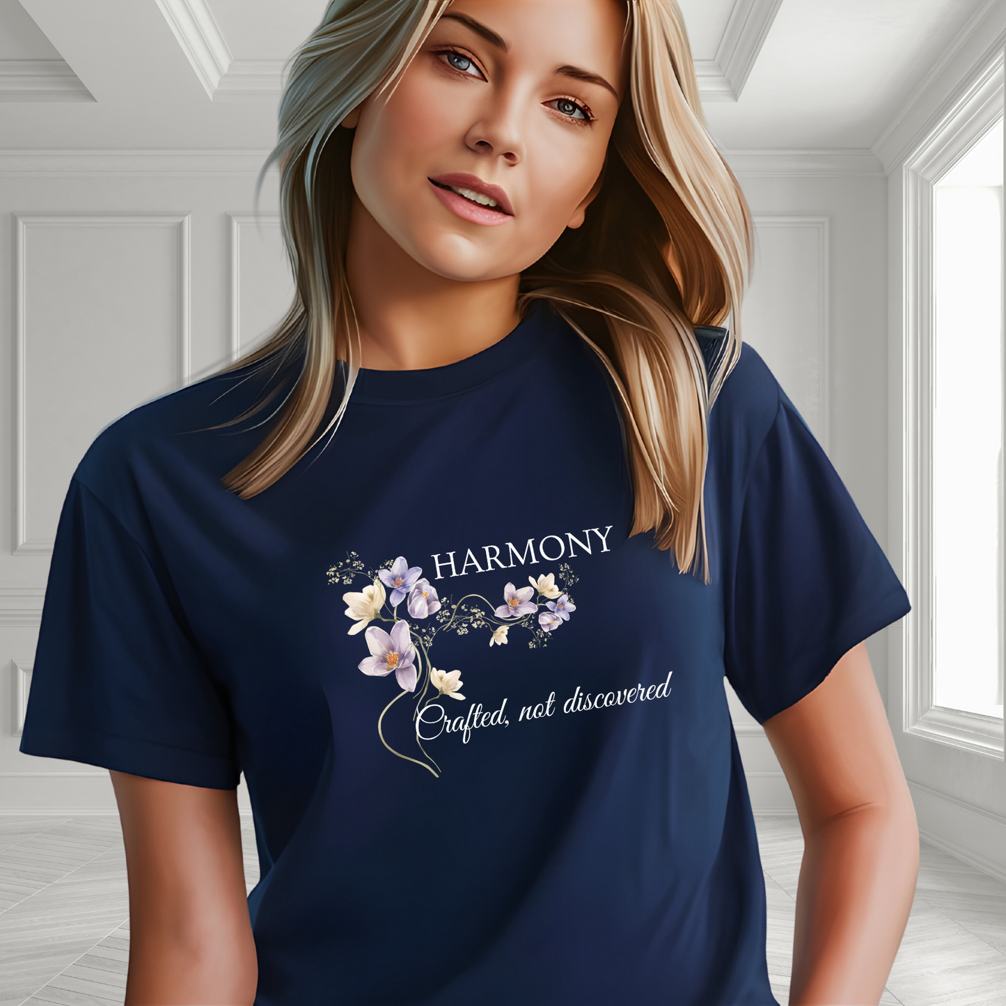 Harmony- Crafted, Not Discovered T-Shirt