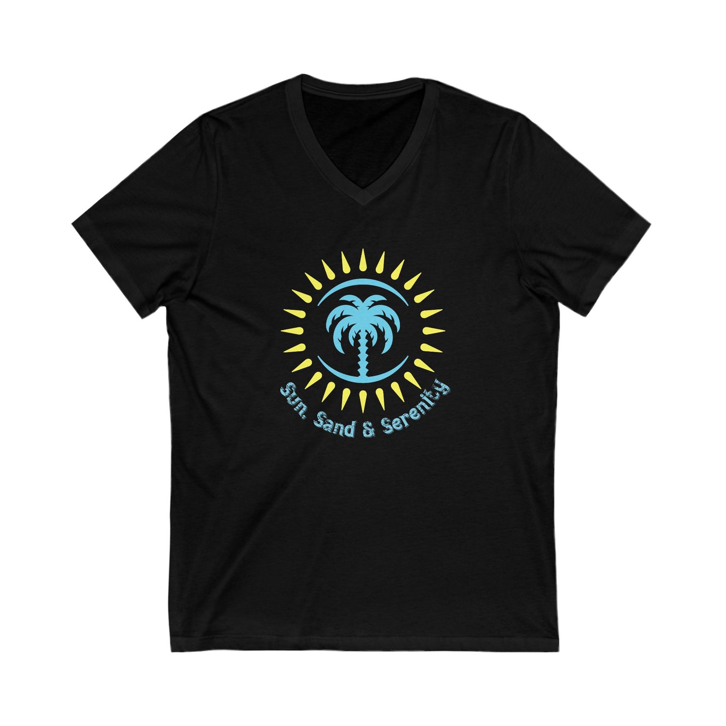 Sun Sand And Serenity V-Neck Tee
