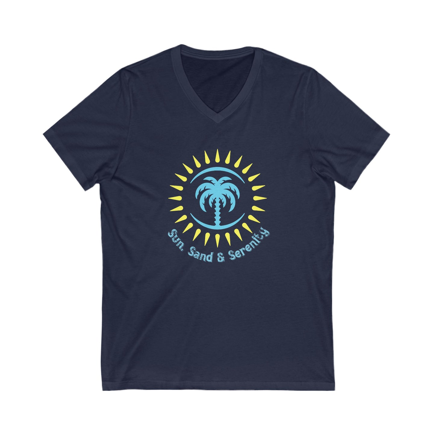 Sun Sand And Serenity V-Neck Tee