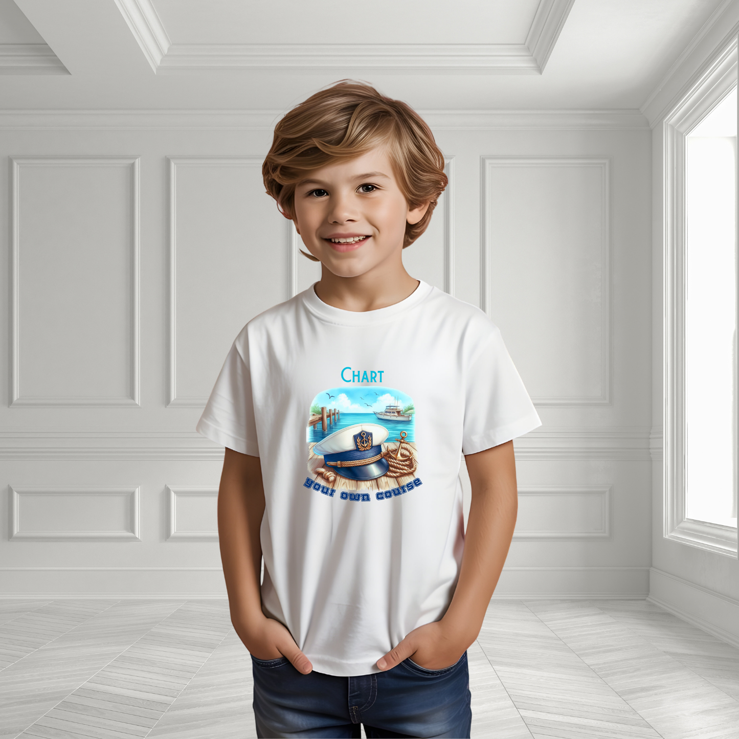 Chart Your Own Course Kid's T-Shirt