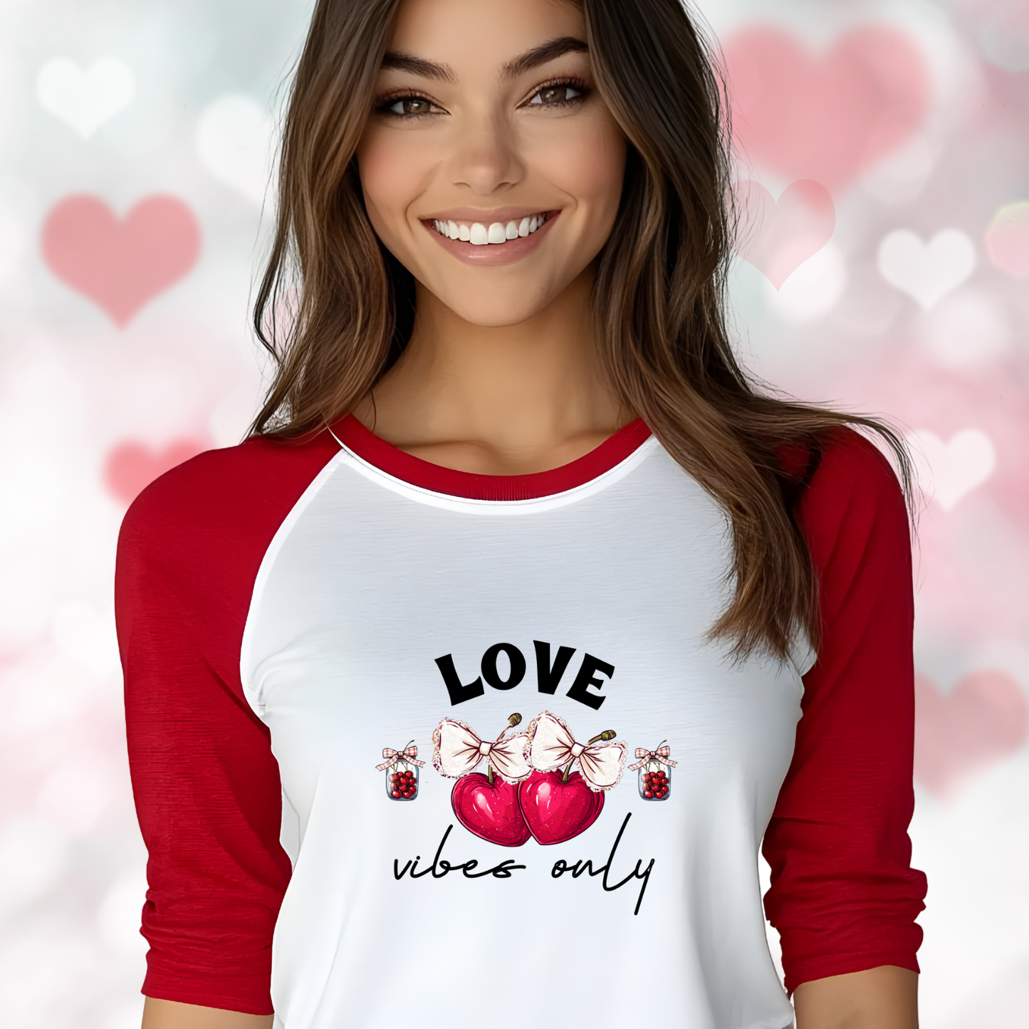 Love Vibes Only Baseball Tee