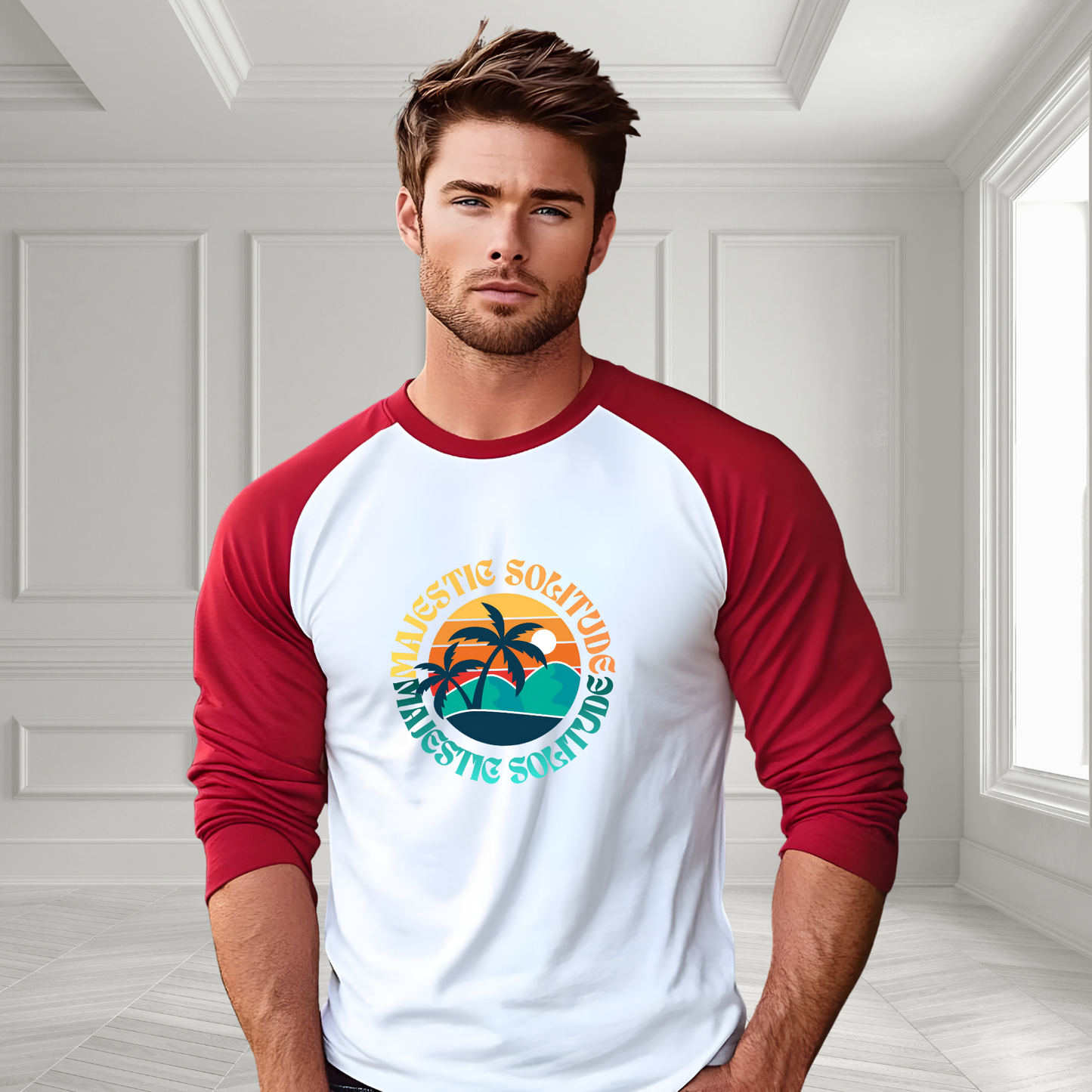Majestic Solitude Baseball Tee