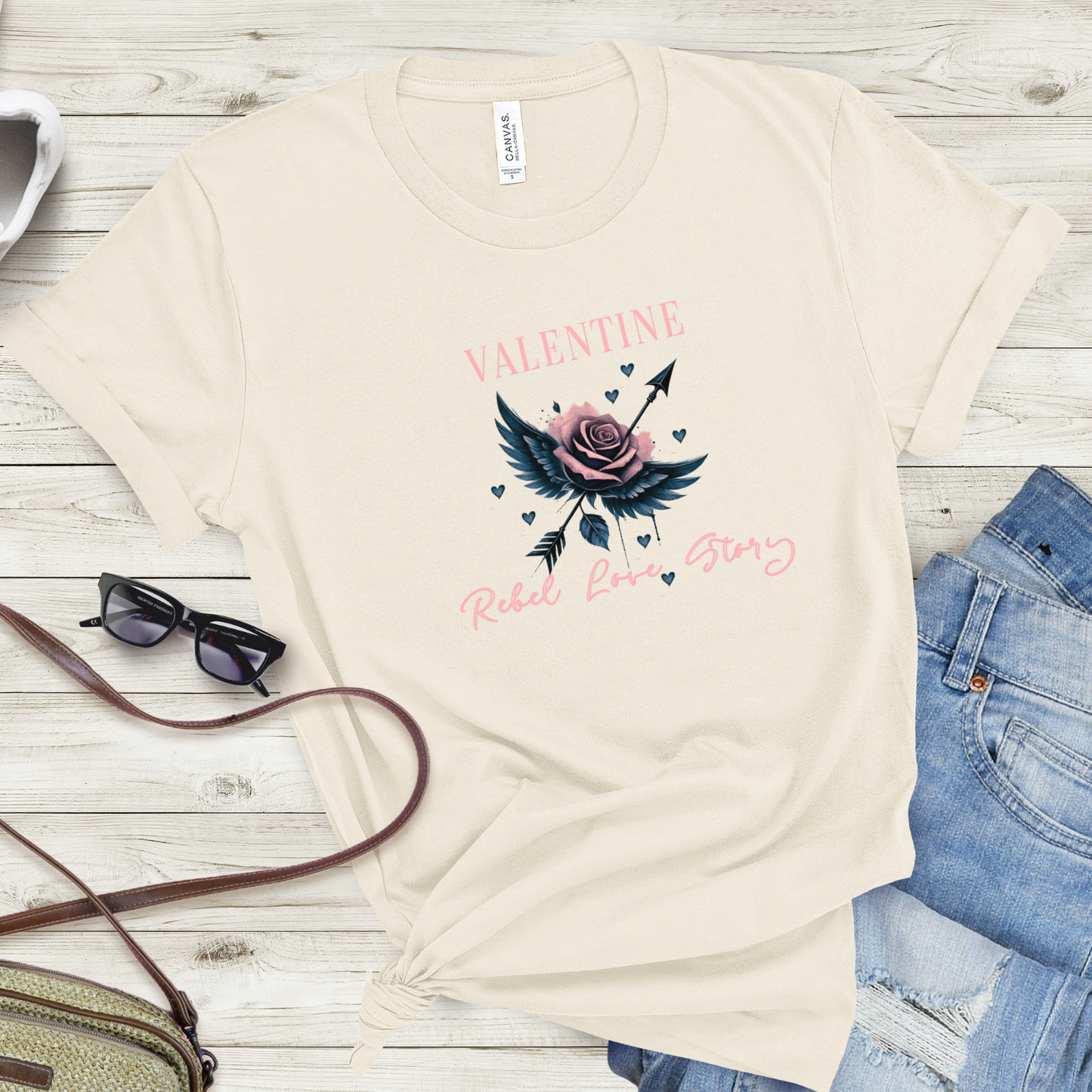 Valentine Rebel Love T-Shirt