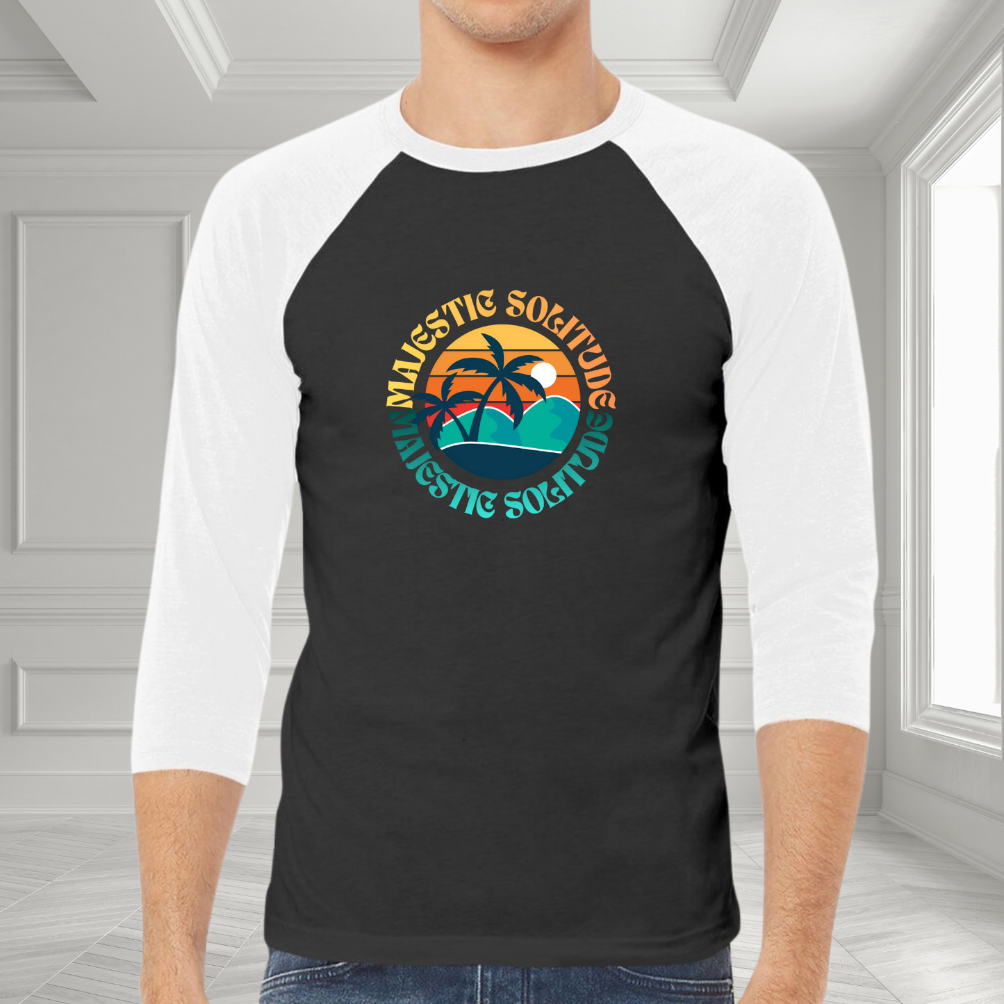 Majestic Solitude Baseball Tee
