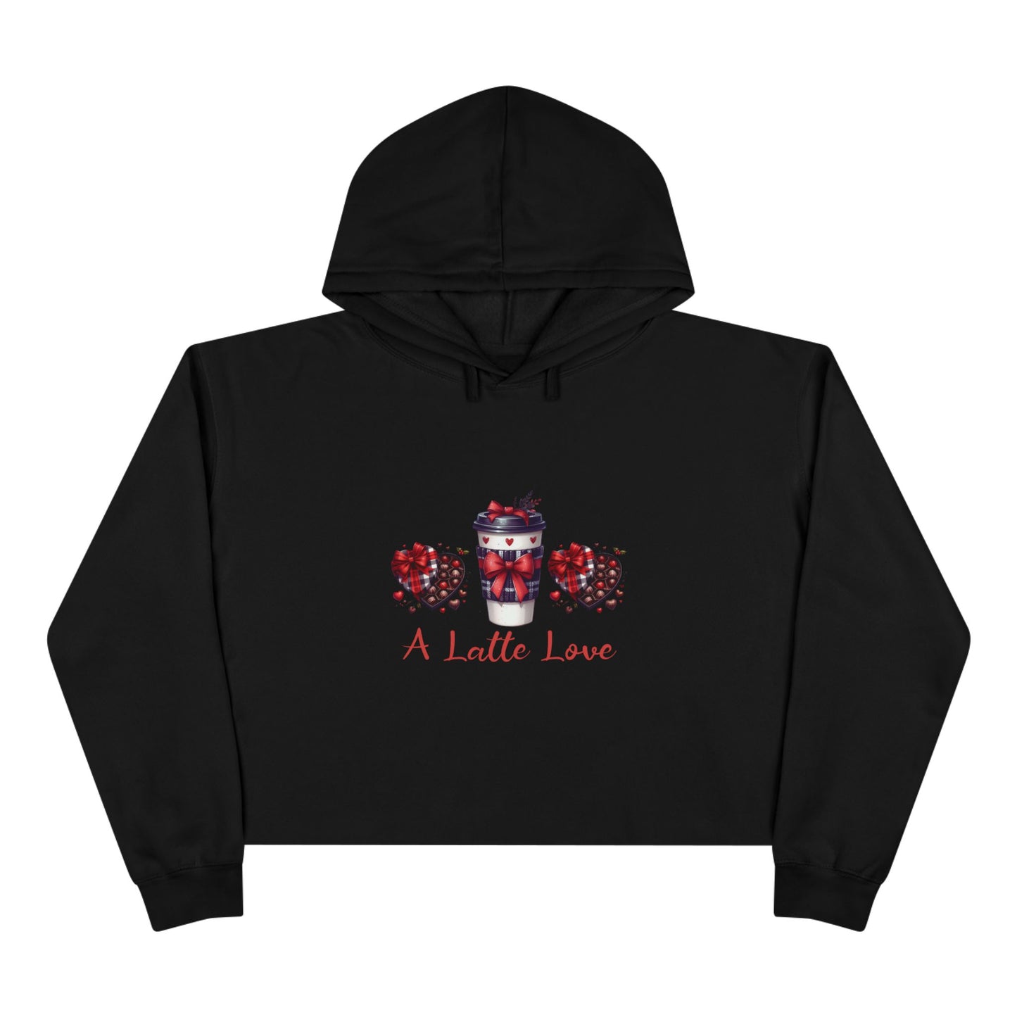 A Latte Love Crop Hoodie