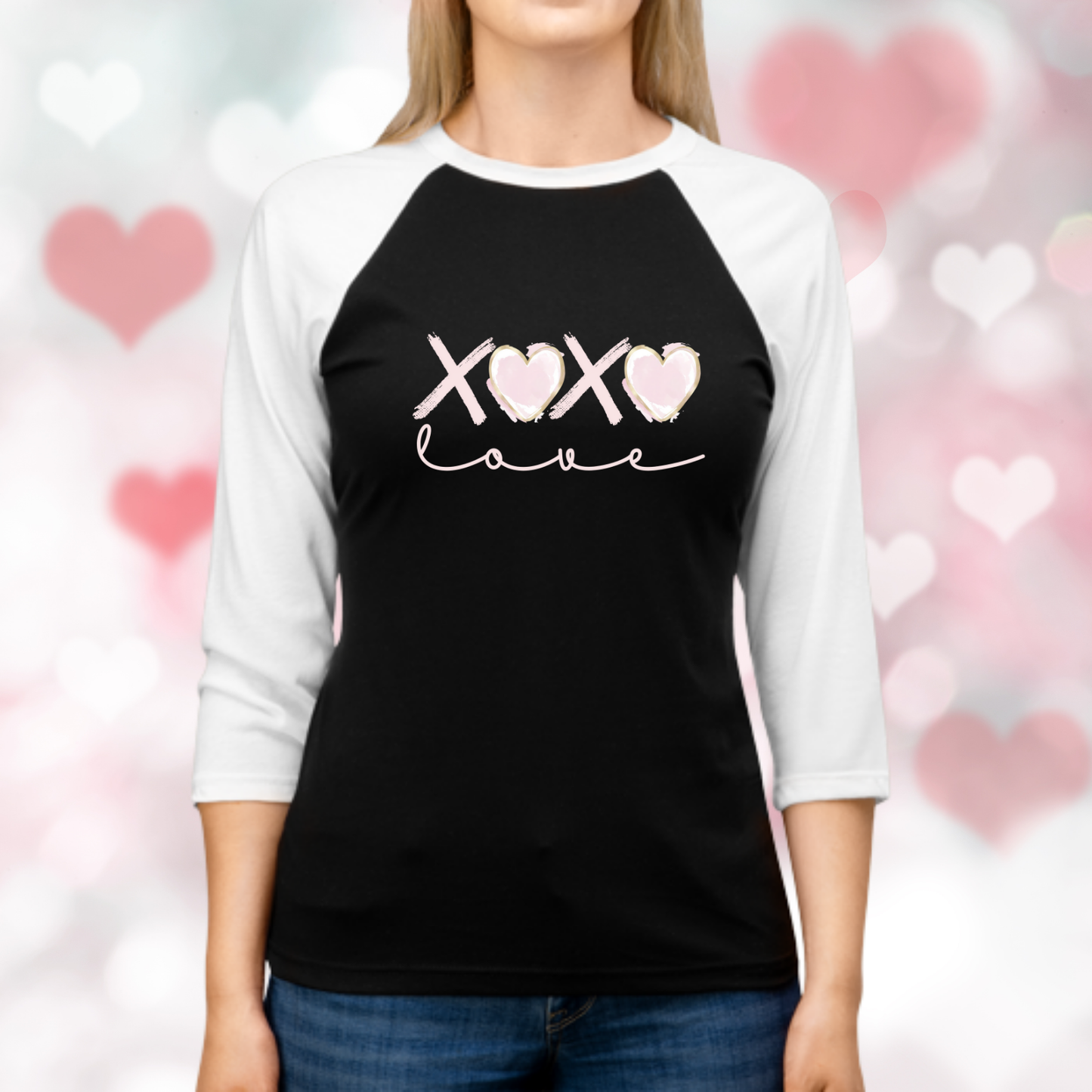 XO Love Baseball Tee