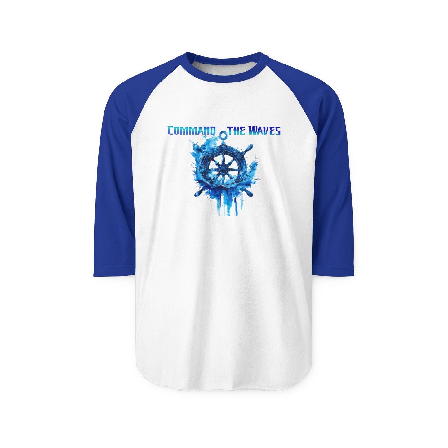 Command The Waves Baseball Tee