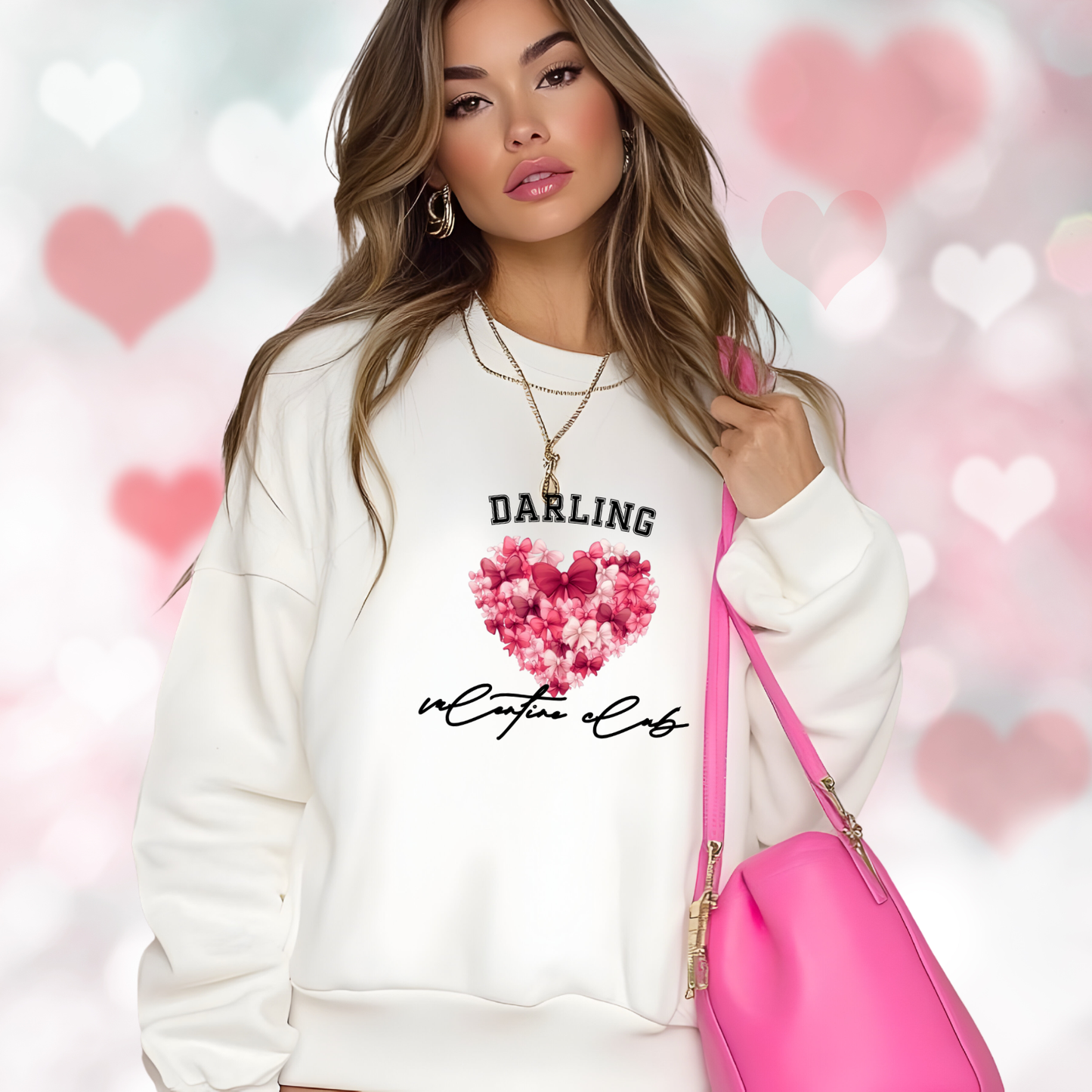 Darling Valentine Club Crewneck Sweatshirt