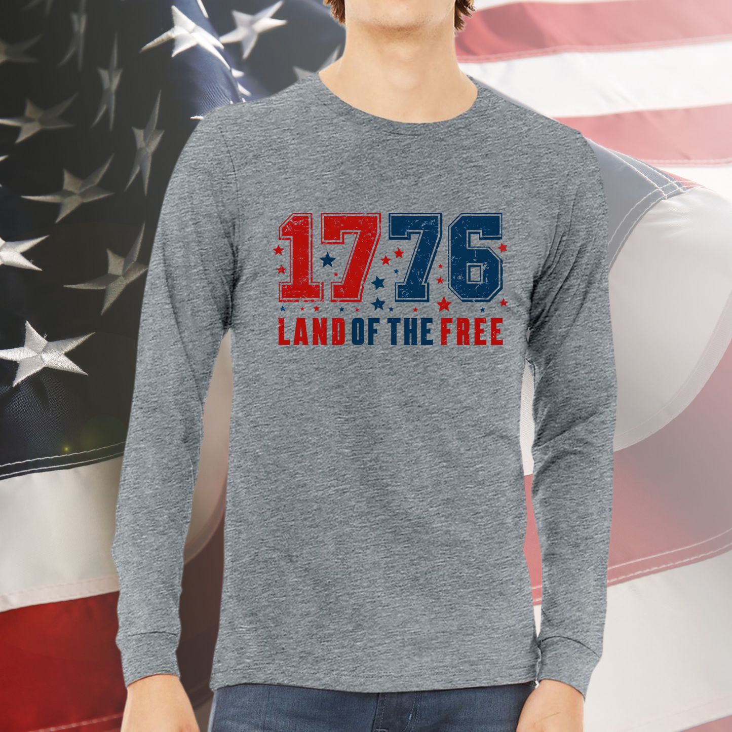Land of The Free Long Sleeve Tee