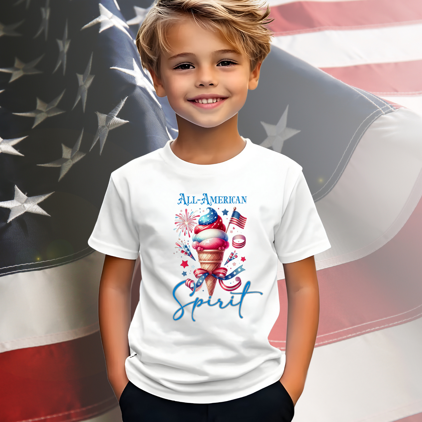 All-American Spirit Kid's T-Shirt
