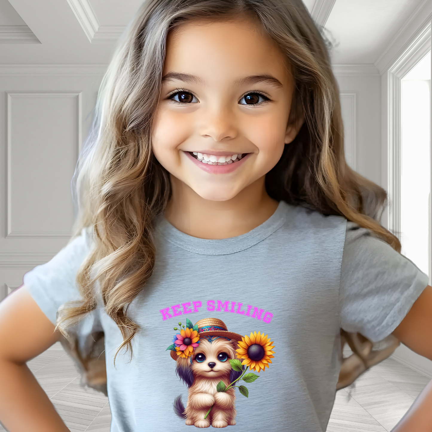 Keep Smiling Kid's T-Shirt