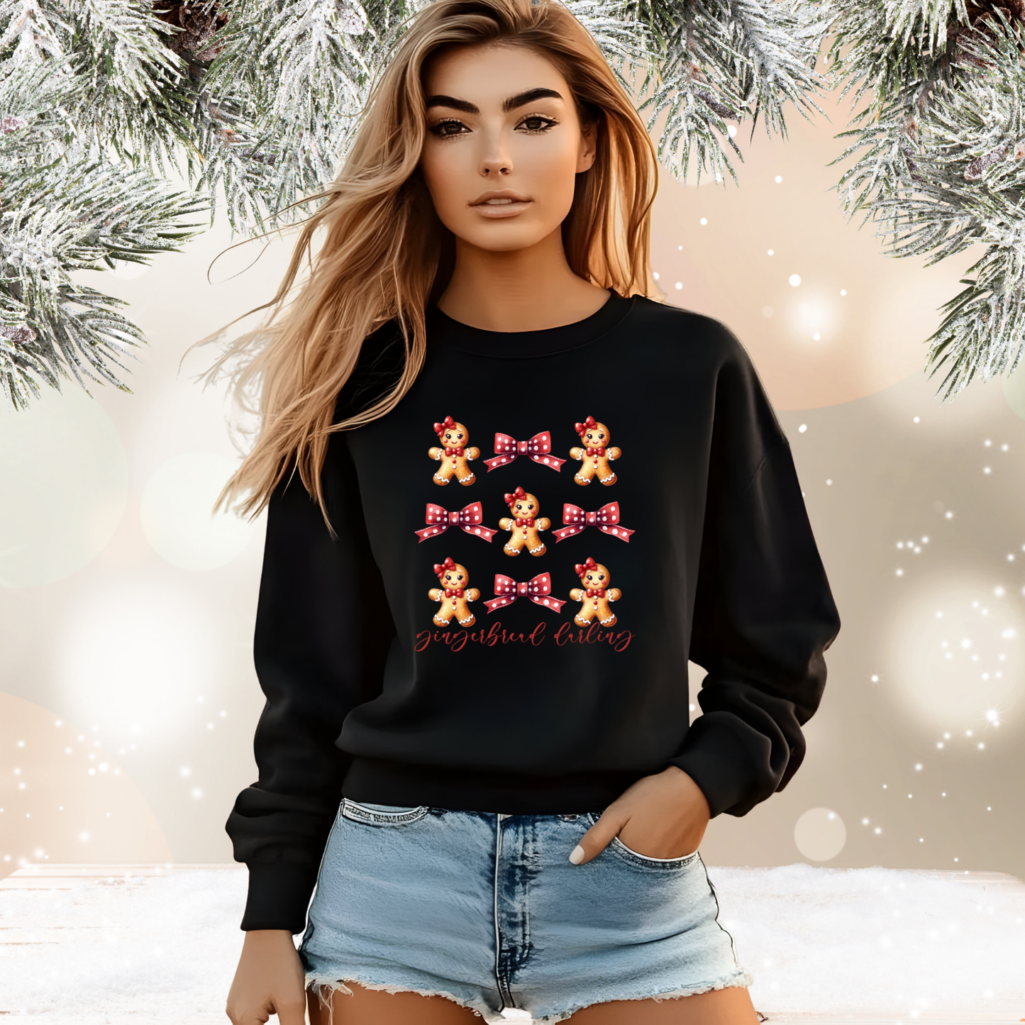 Gingerbread Darling Crewneck Sweatshirt