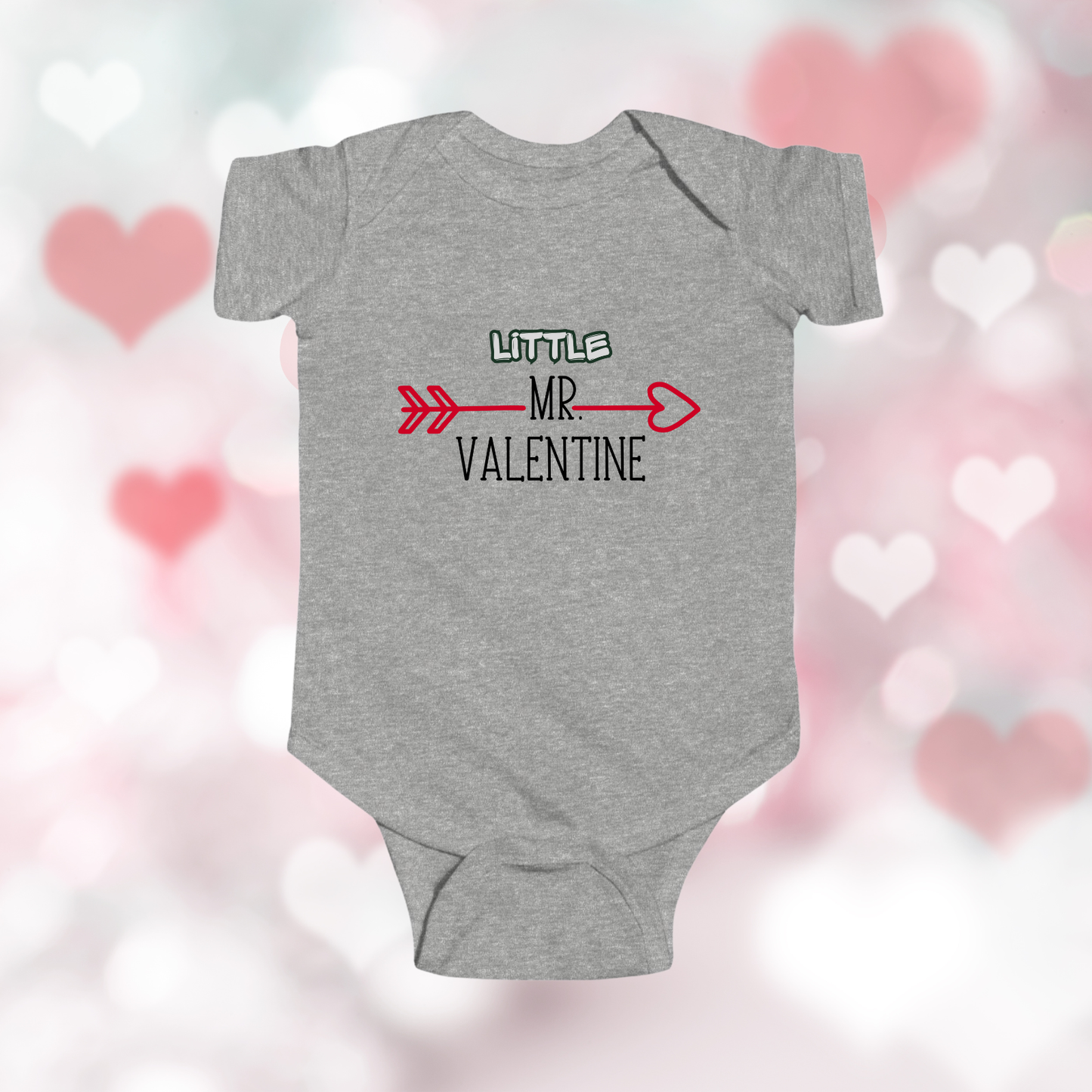 Little Mr. Valentine Infant Short Sleeve Onesie