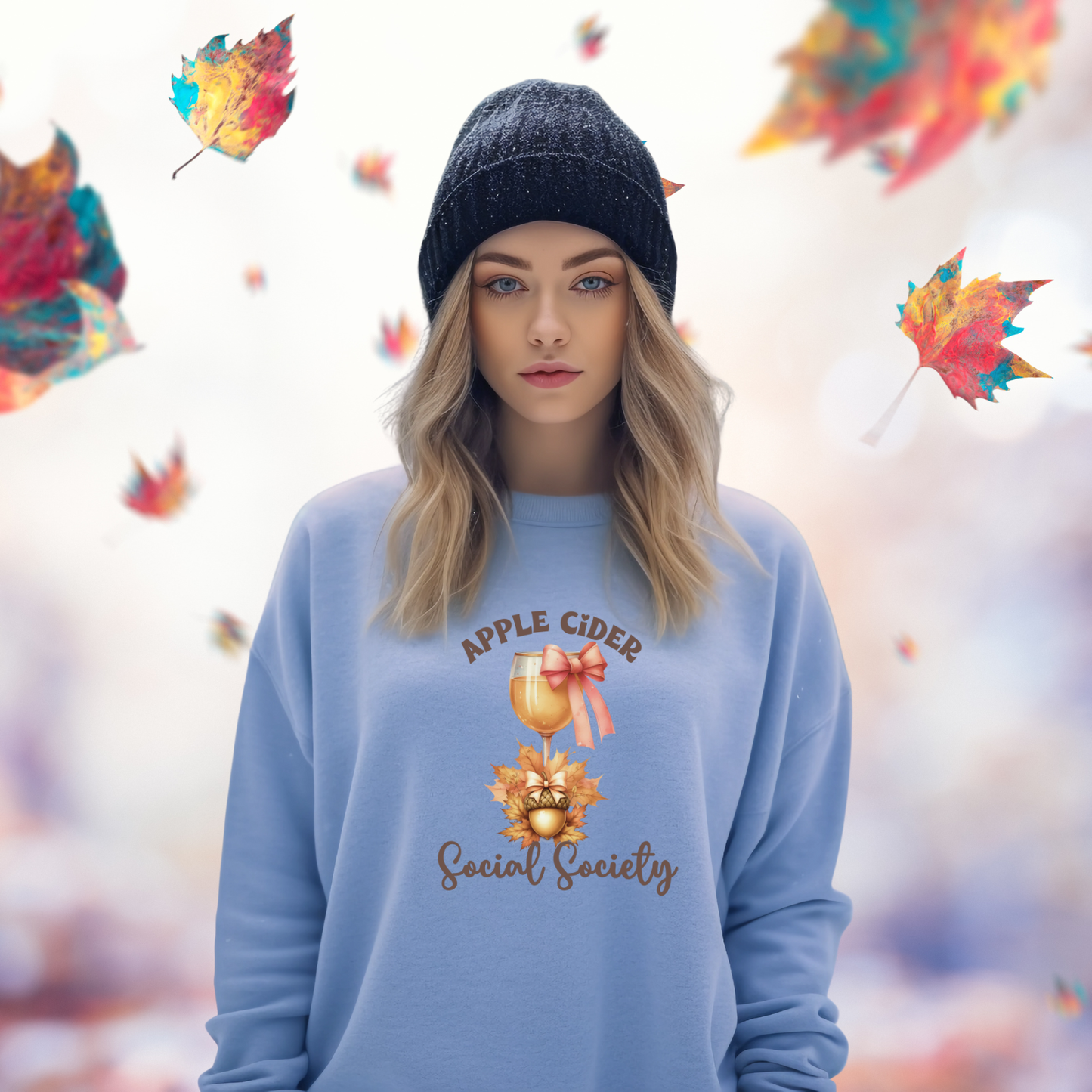 Apple Cider Social Society Crewneck Sweatshirt