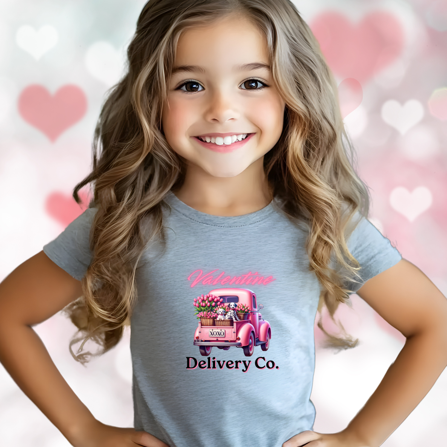 Valentine Delivery Co. Kid's T-Shirt