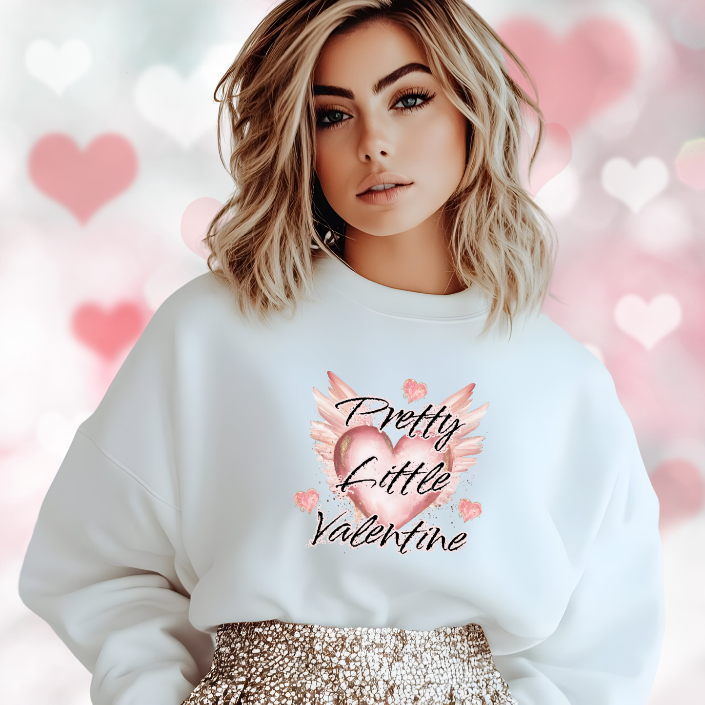 Pretty Little Valentine Crewneck Sweatshirt