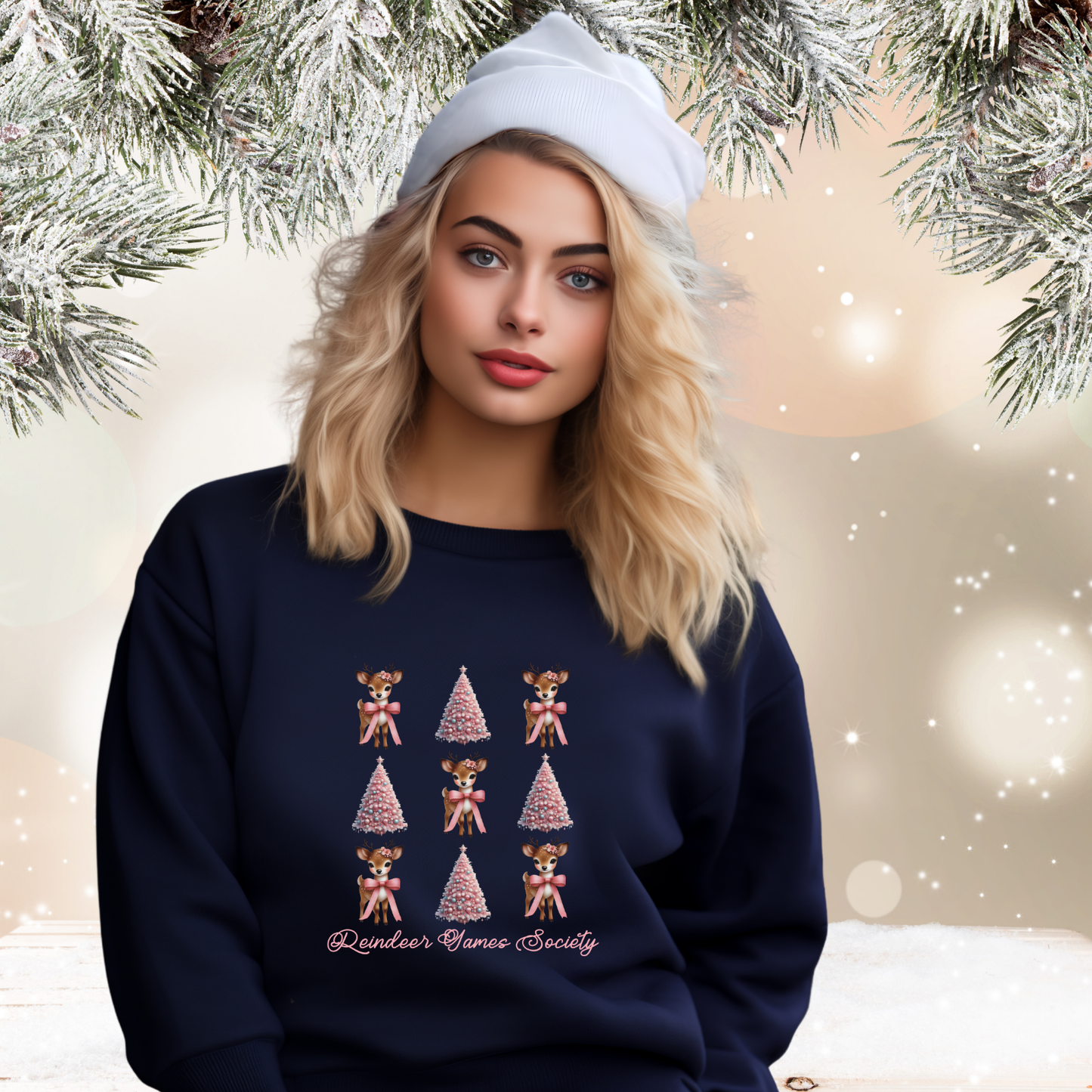 Reindeer Games Society Crewneck Sweatshirt