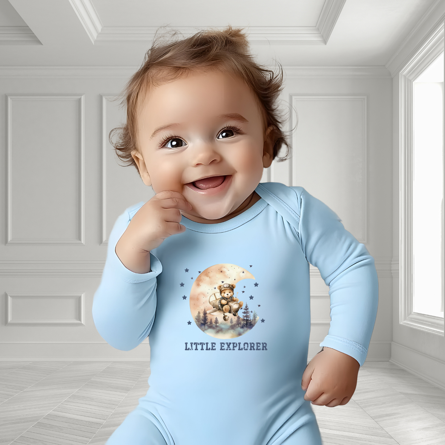 Little Explorer Infant Long Sleeve Onesie