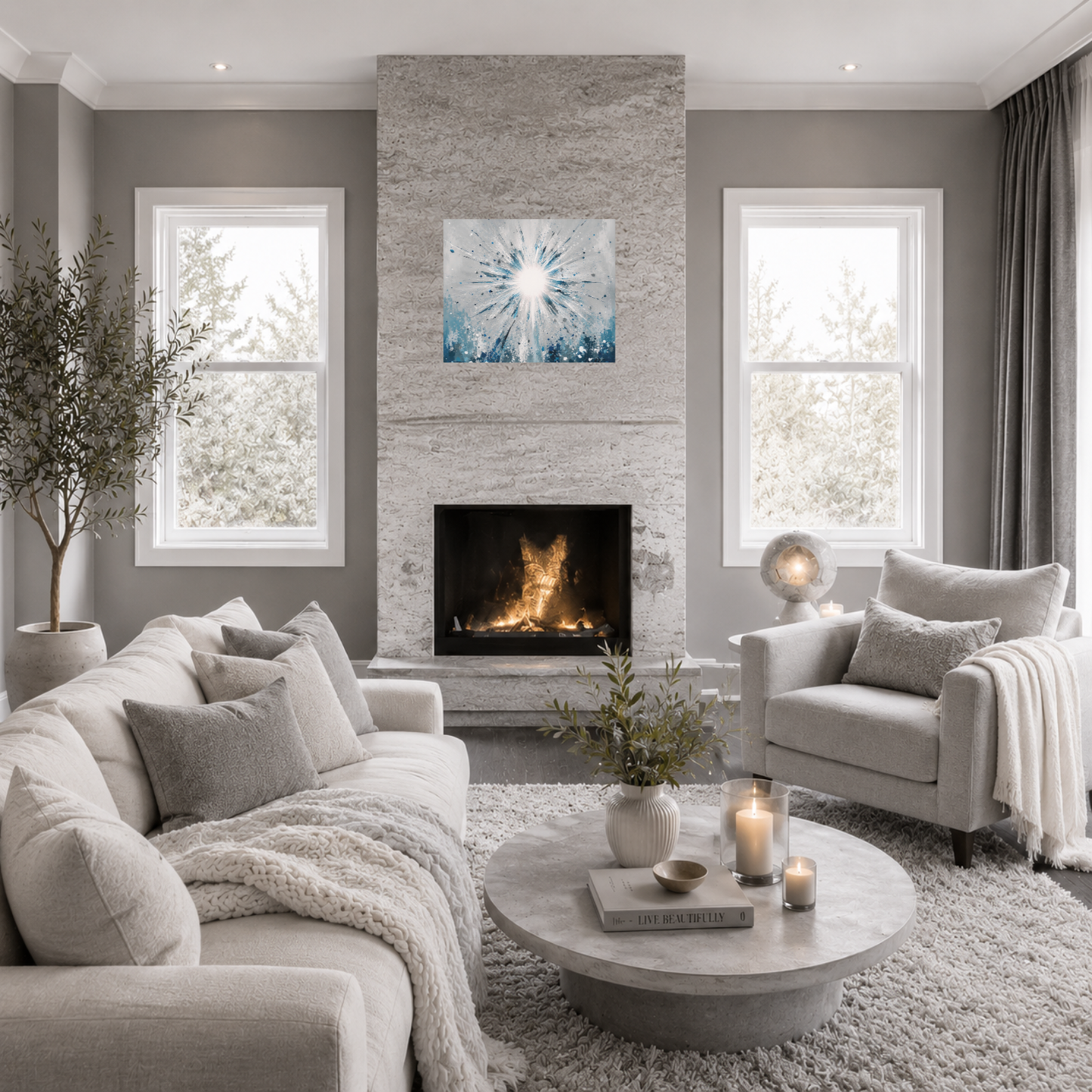Radiant Awakening Canvas Wall Art
