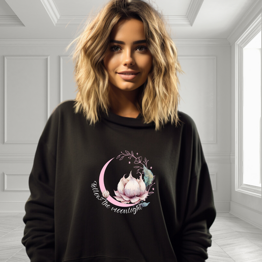 Follow The Moonlight Crewneck Sweatshirt