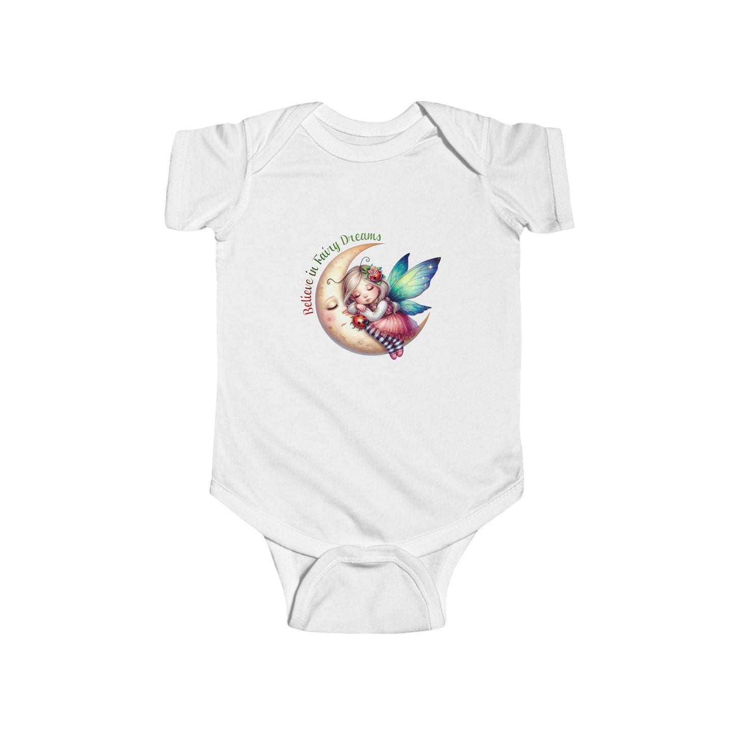 Believe In Fairy Dreams Infant Short Sleeve Onesie