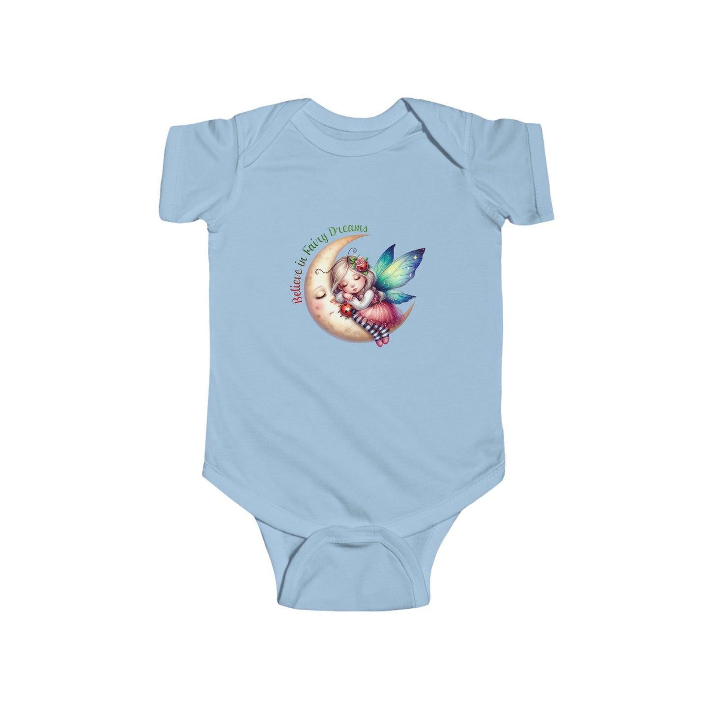Believe In Fairy Dreams Infant Short Sleeve Onesie