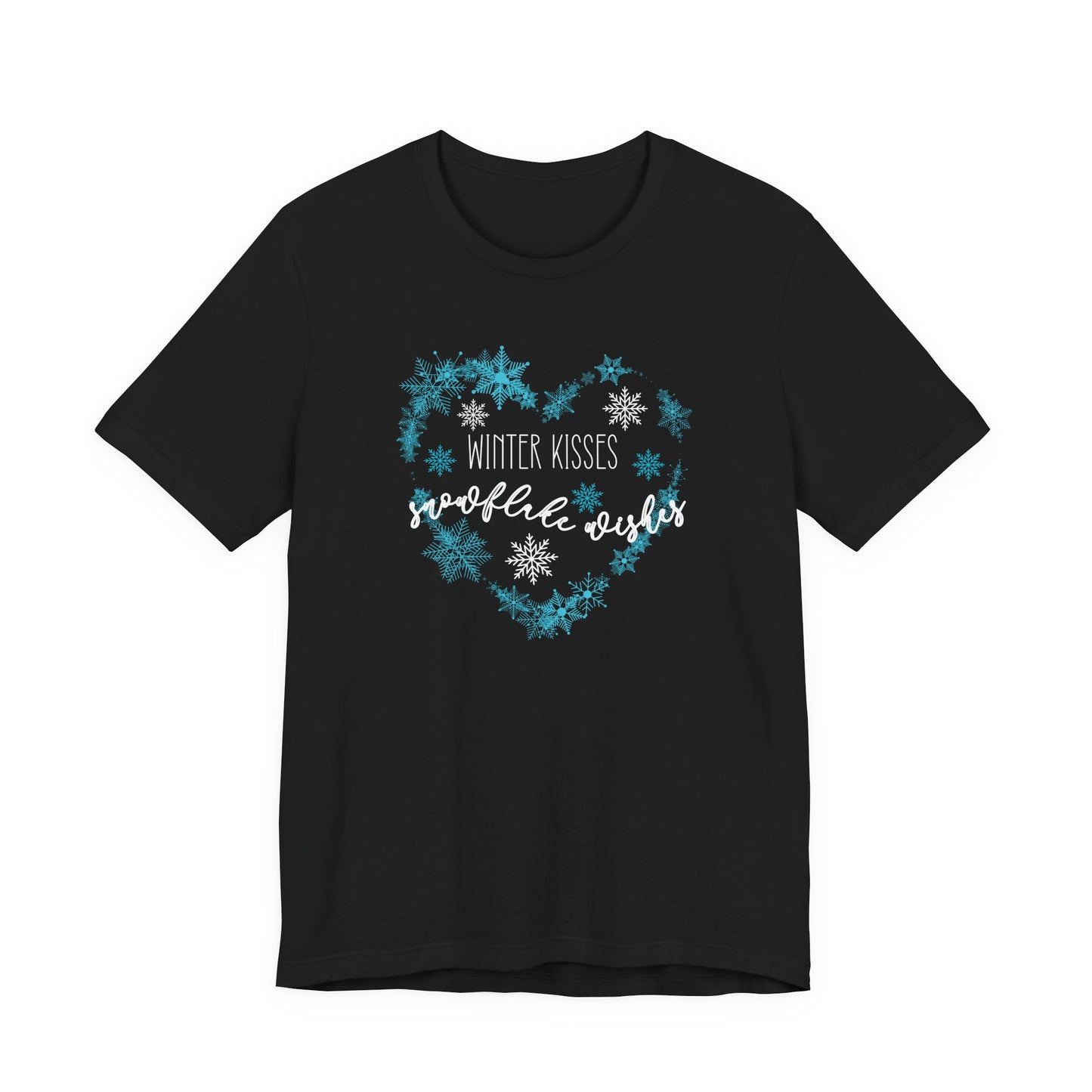 Winter Kisses, Snowflake Wishes T-Shirt