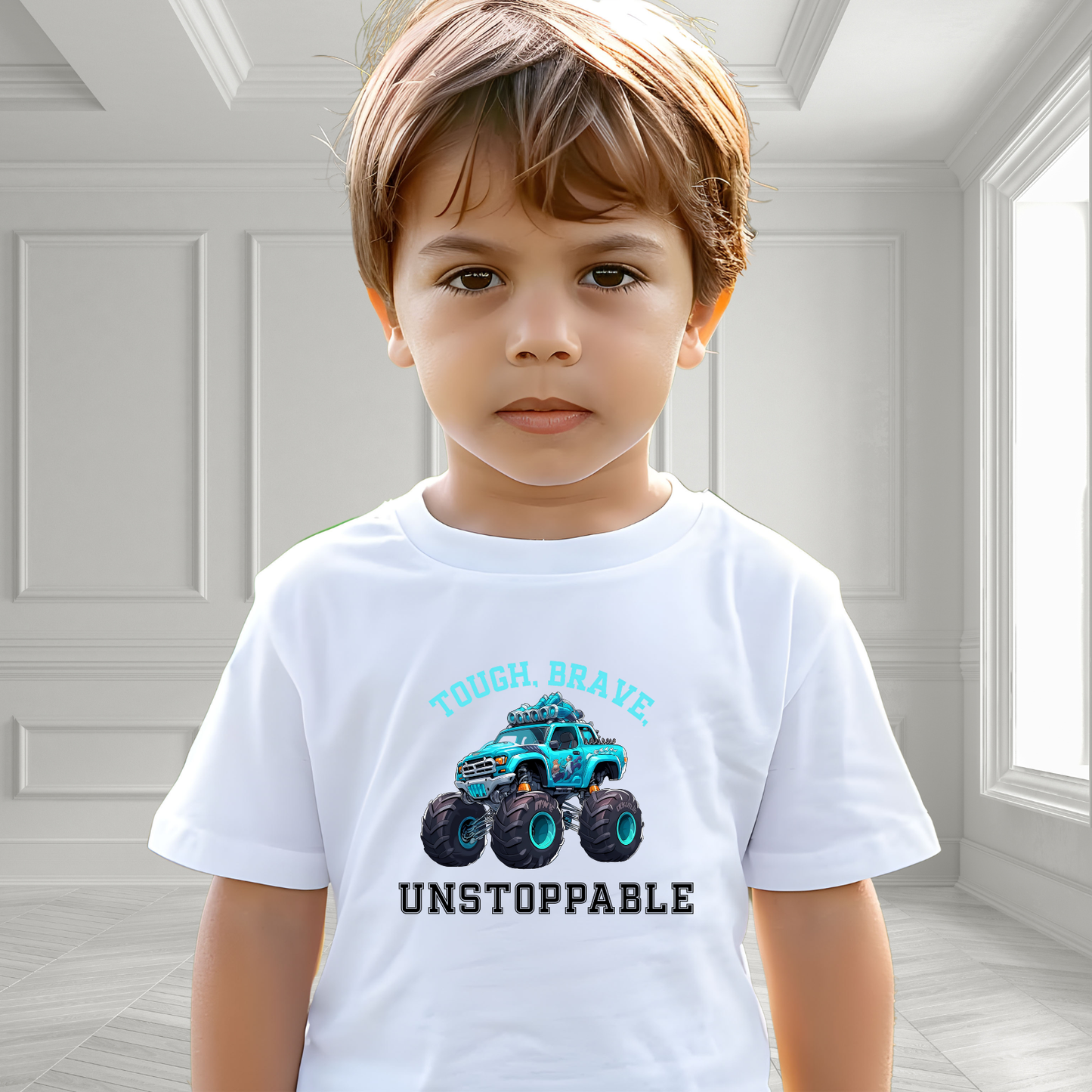 Tough, Brave, Unstoppable Toddler T-Shirt