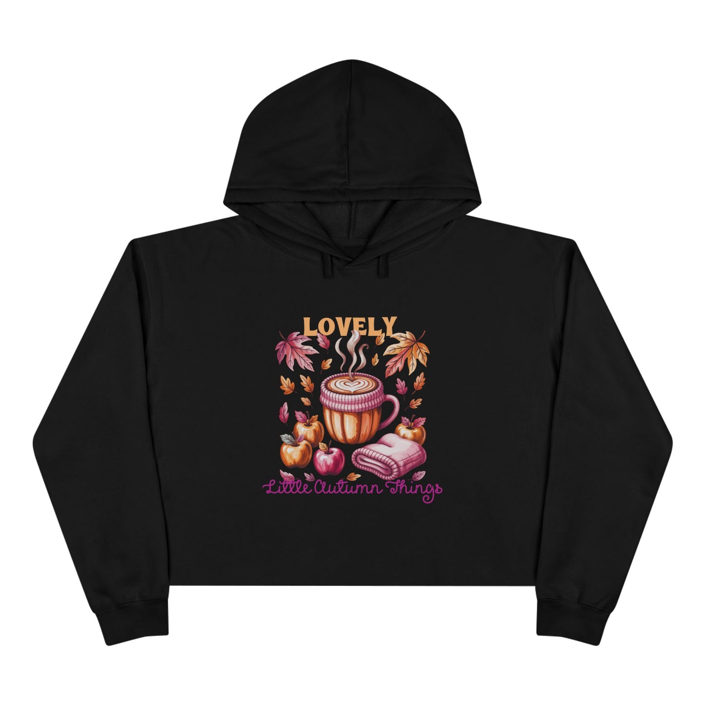 Lovely Little Autumn Things Crop Hoodie