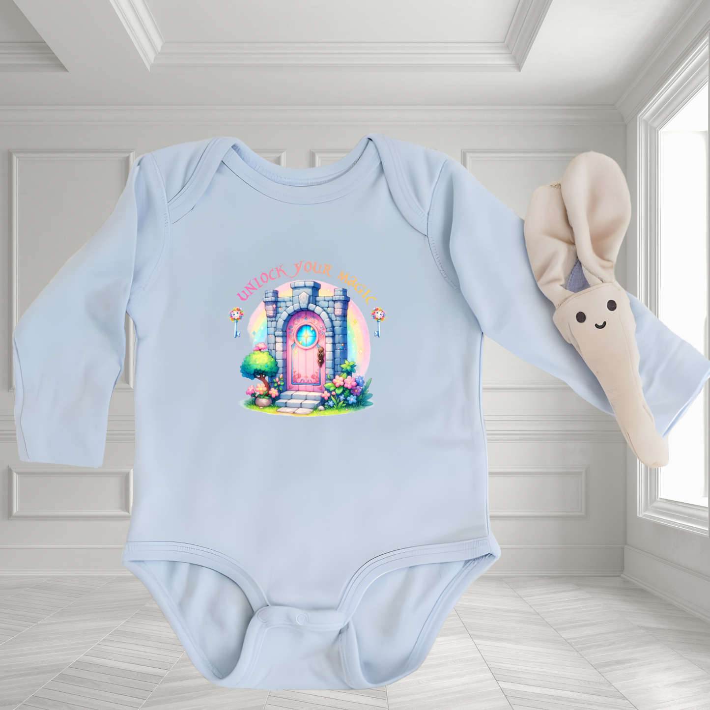 Unlock Your Magic Infant Long Sleeve Onesie