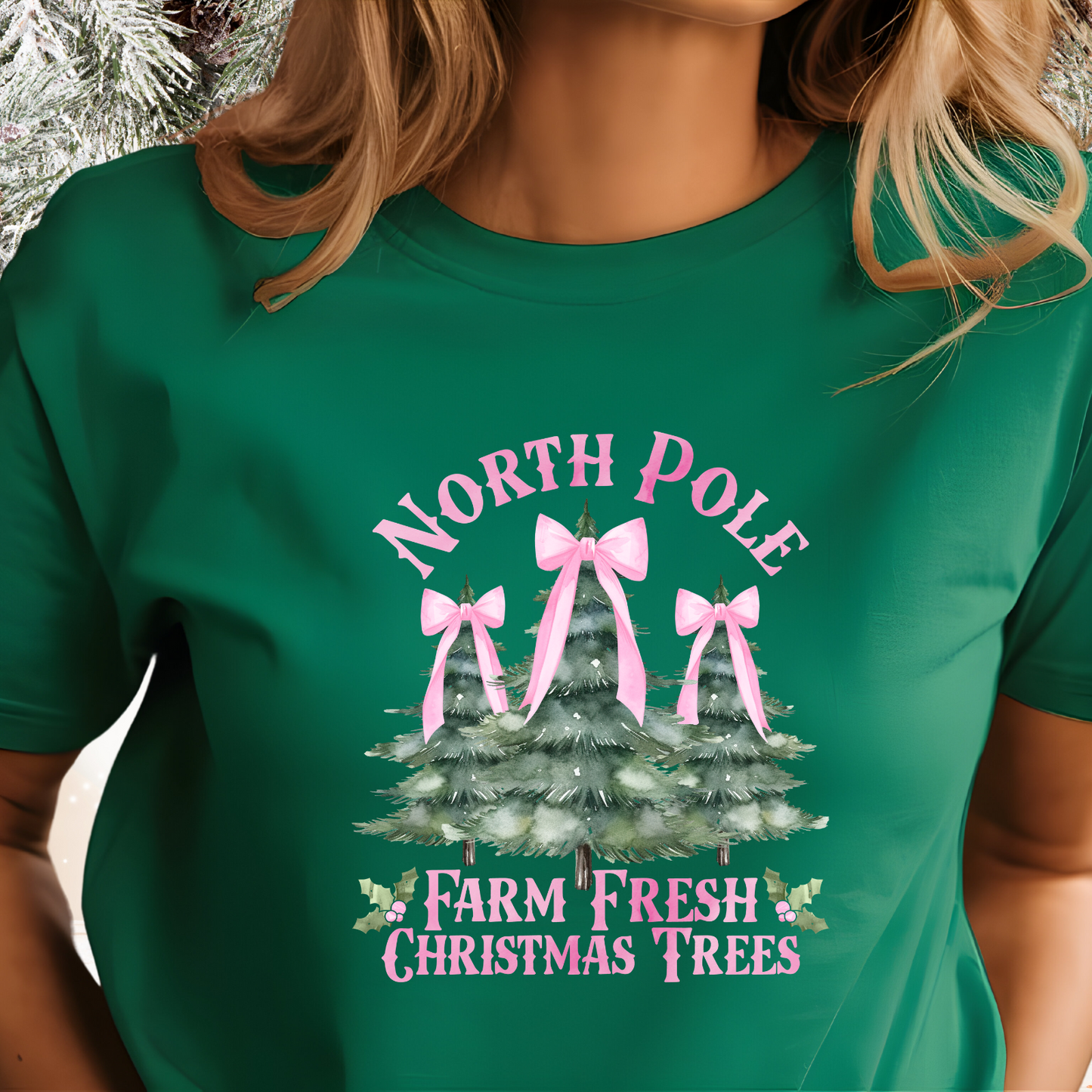 North Pole Christmas Trees T-Shirt