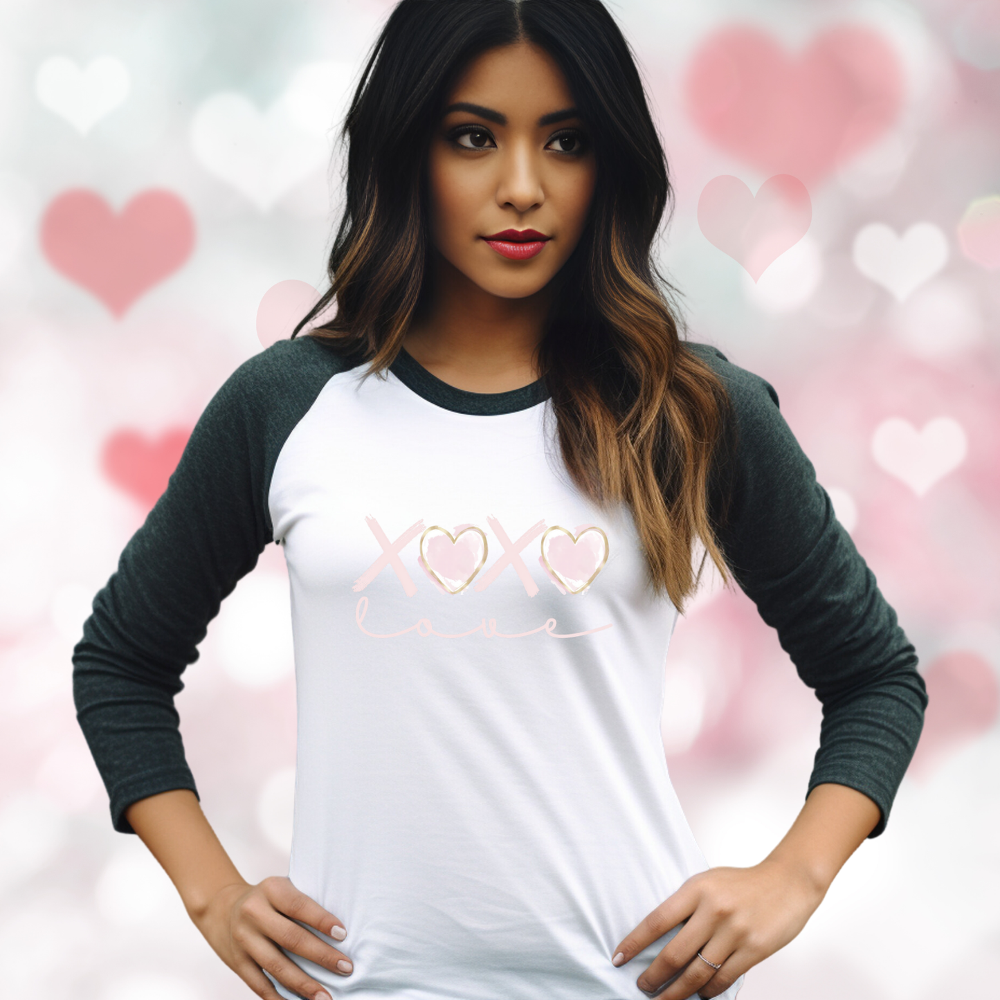 XO Love Baseball Tee